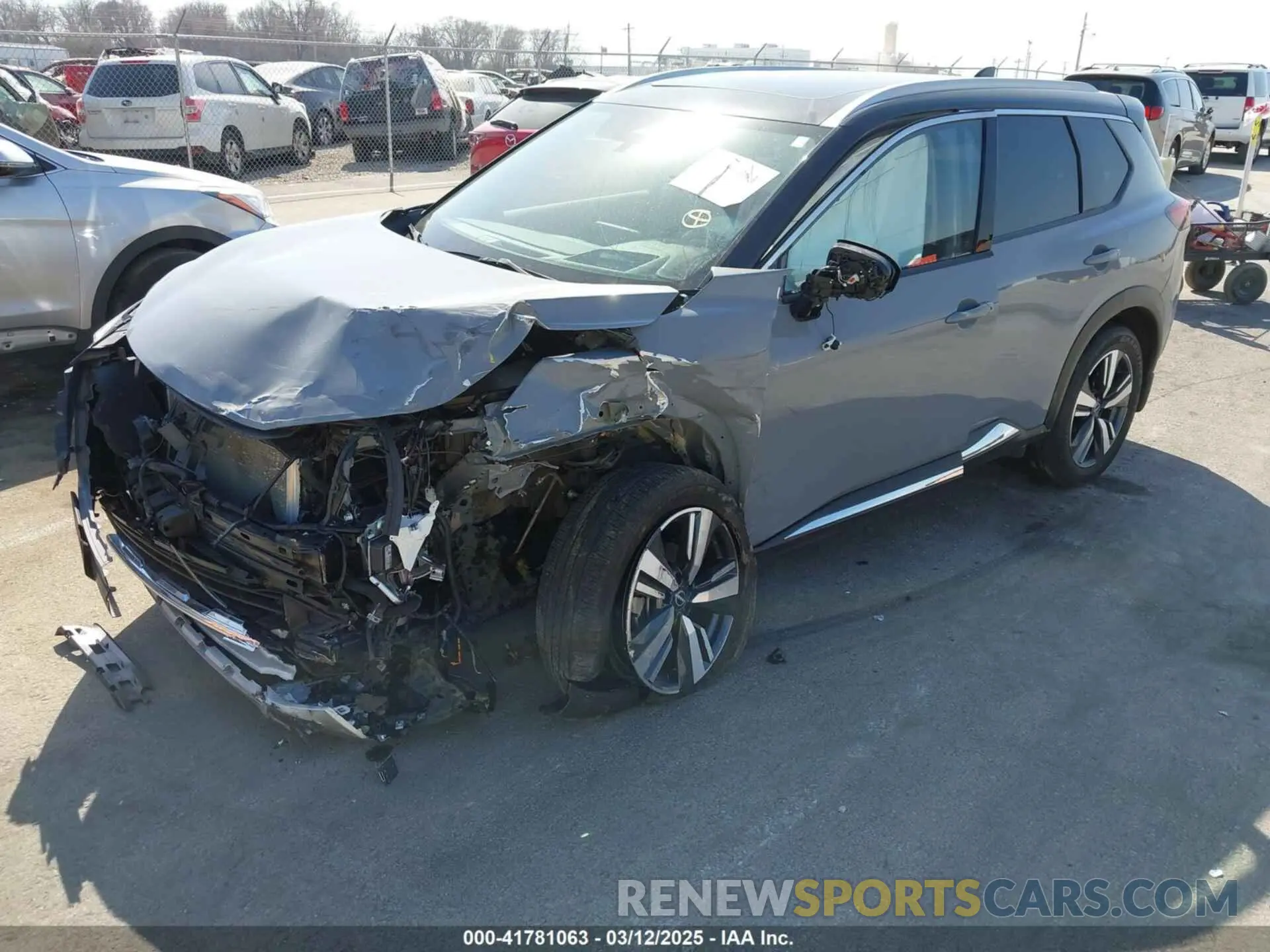 2 Photograph of a damaged car JN8BT3DD9PW314322 NISSAN ROGUE 2023