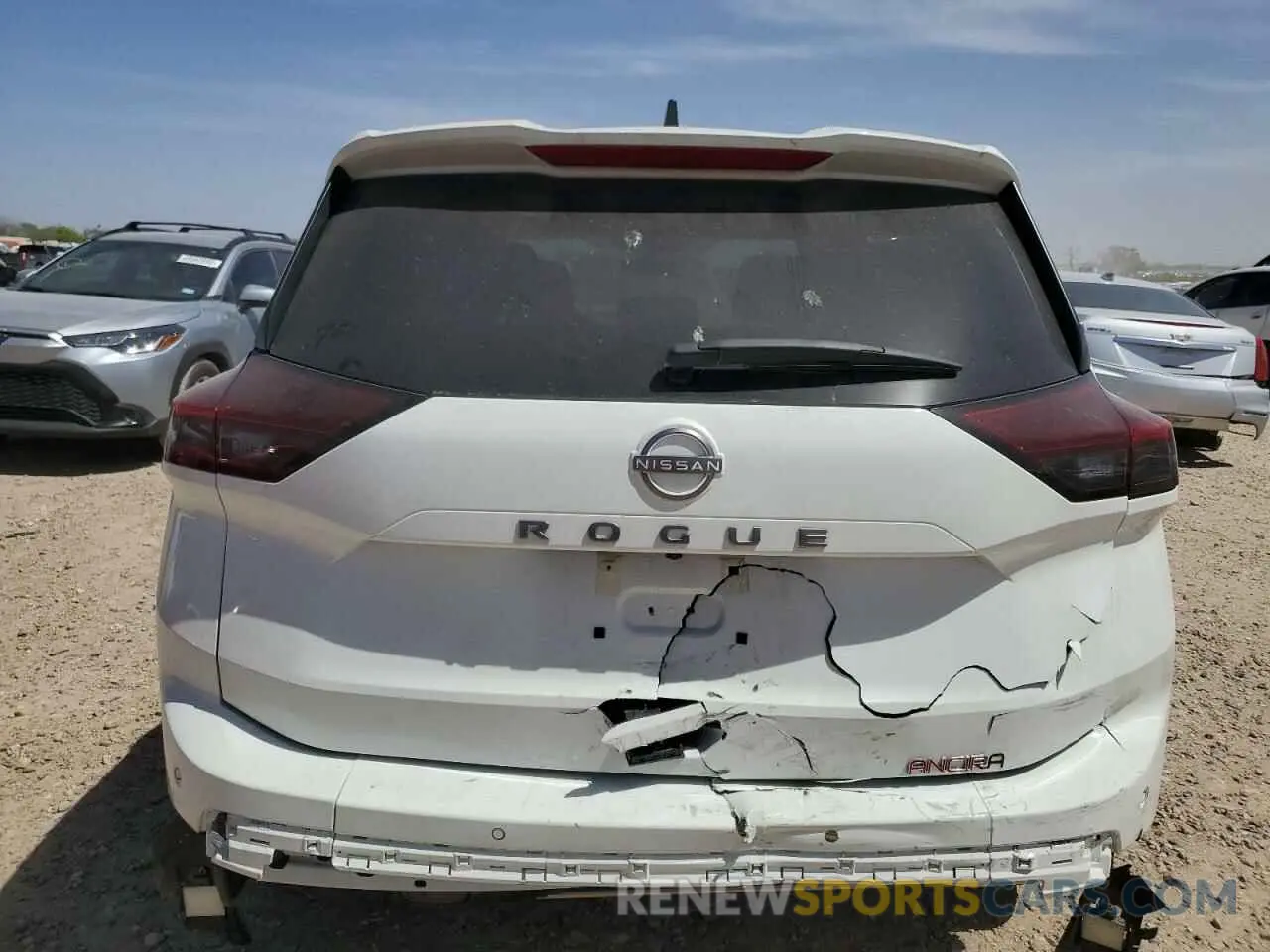 6 Photograph of a damaged car 5N1BT3AA2RC726099 NISSAN ROGUE 2024