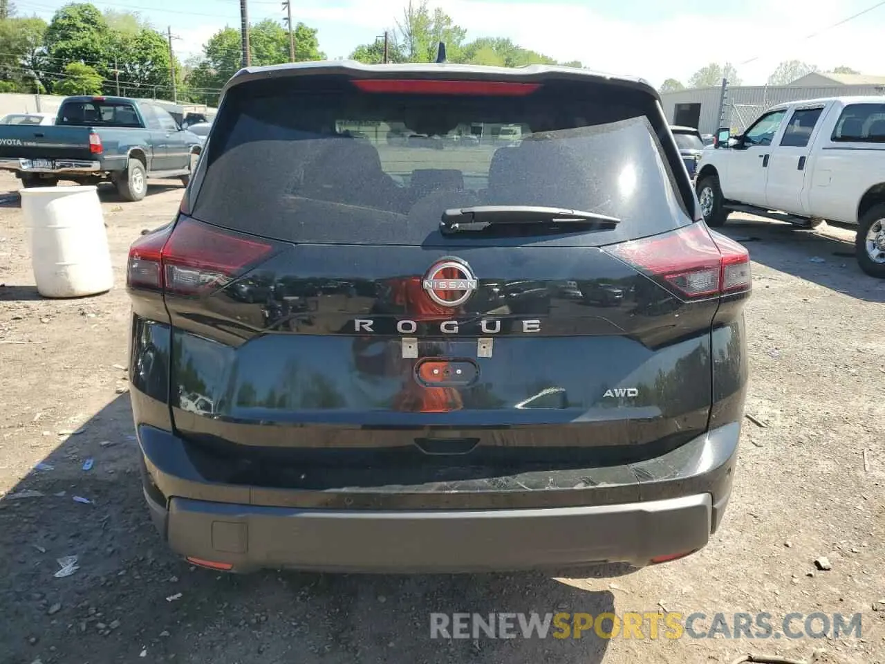 6 Photograph of a damaged car 5N1BT3AB2RC759080 NISSAN ROGUE 2024