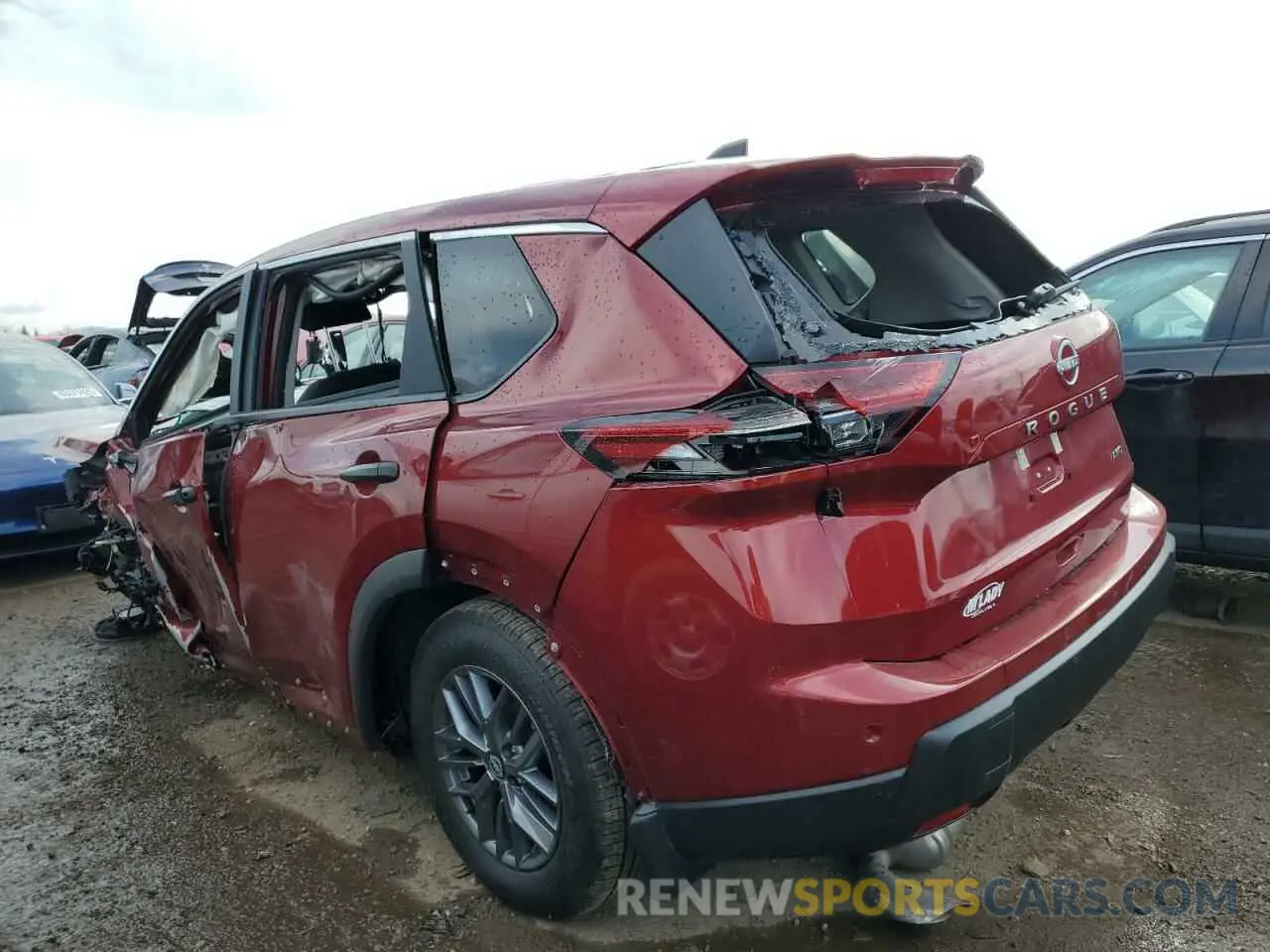 2 Photograph of a damaged car 5N1BT3AB3RC743373 NISSAN ROGUE 2024
