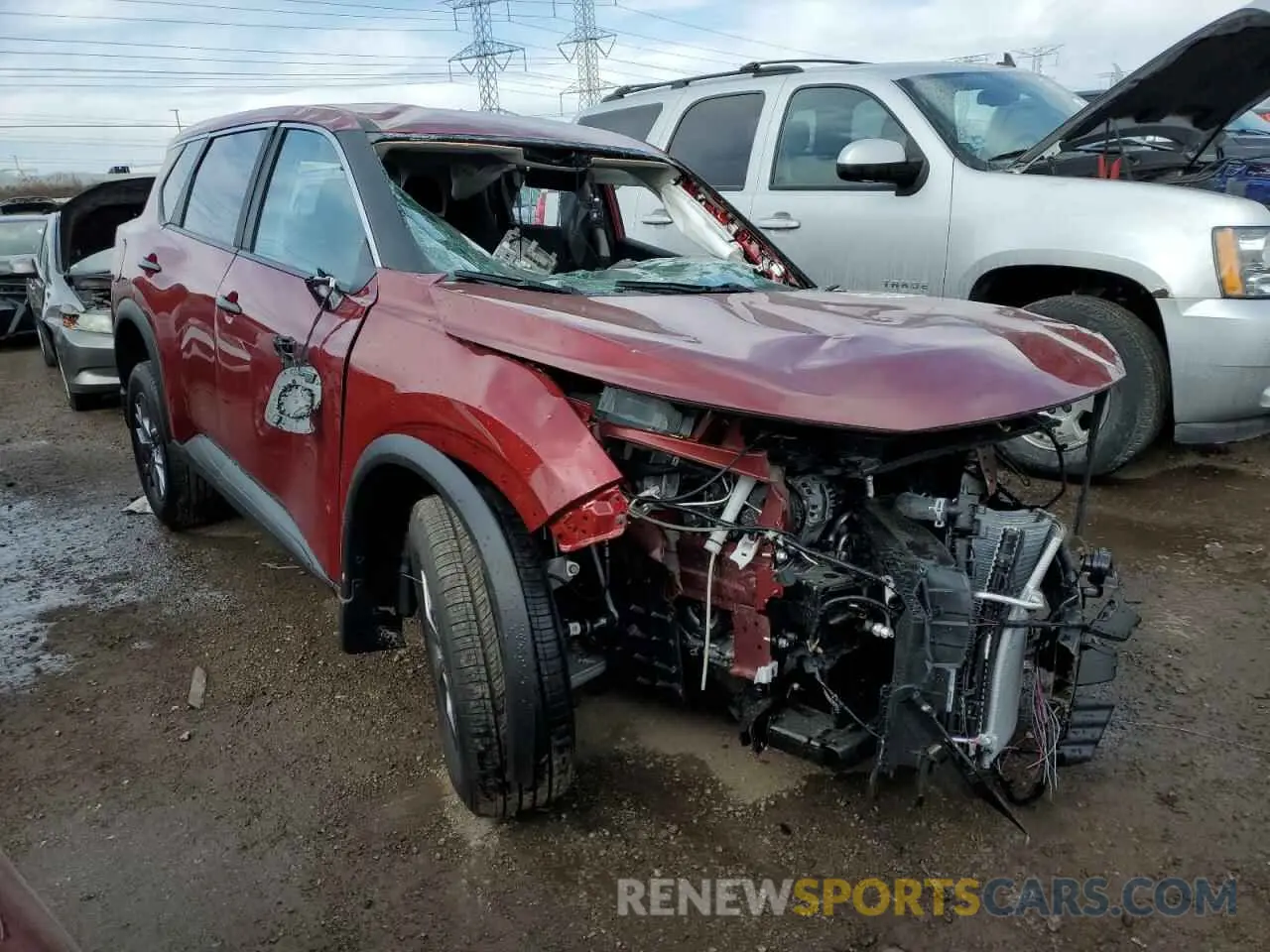 4 Photograph of a damaged car 5N1BT3AB3RC743373 NISSAN ROGUE 2024