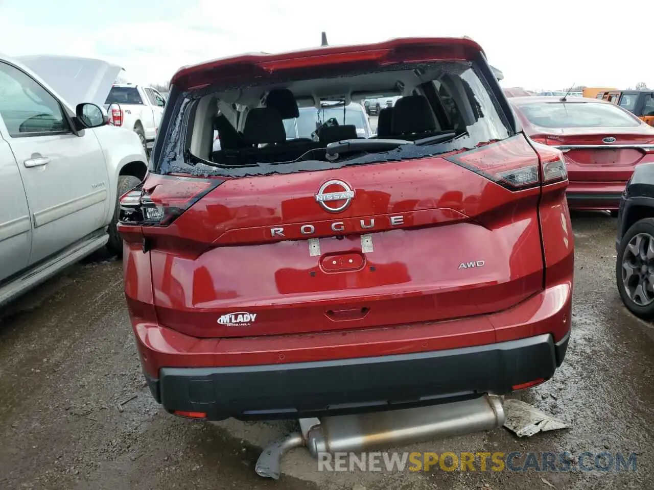 6 Photograph of a damaged car 5N1BT3AB3RC743373 NISSAN ROGUE 2024