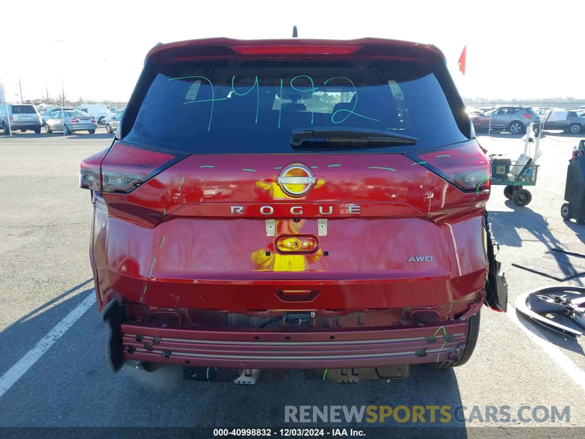 17 Фотография поврежденного автомобиля 5N1BT3AB3RC747231 NISSAN ROGUE 2024