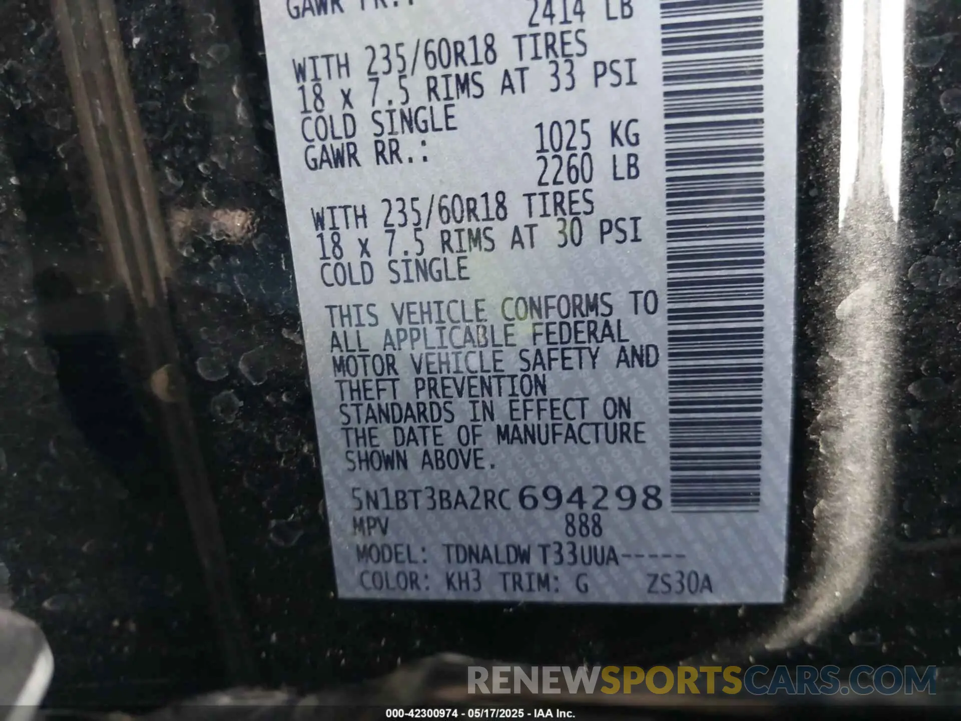 9 Фотография поврежденного автомобиля 5N1BT3BA2RC694298 NISSAN ROGUE 2024