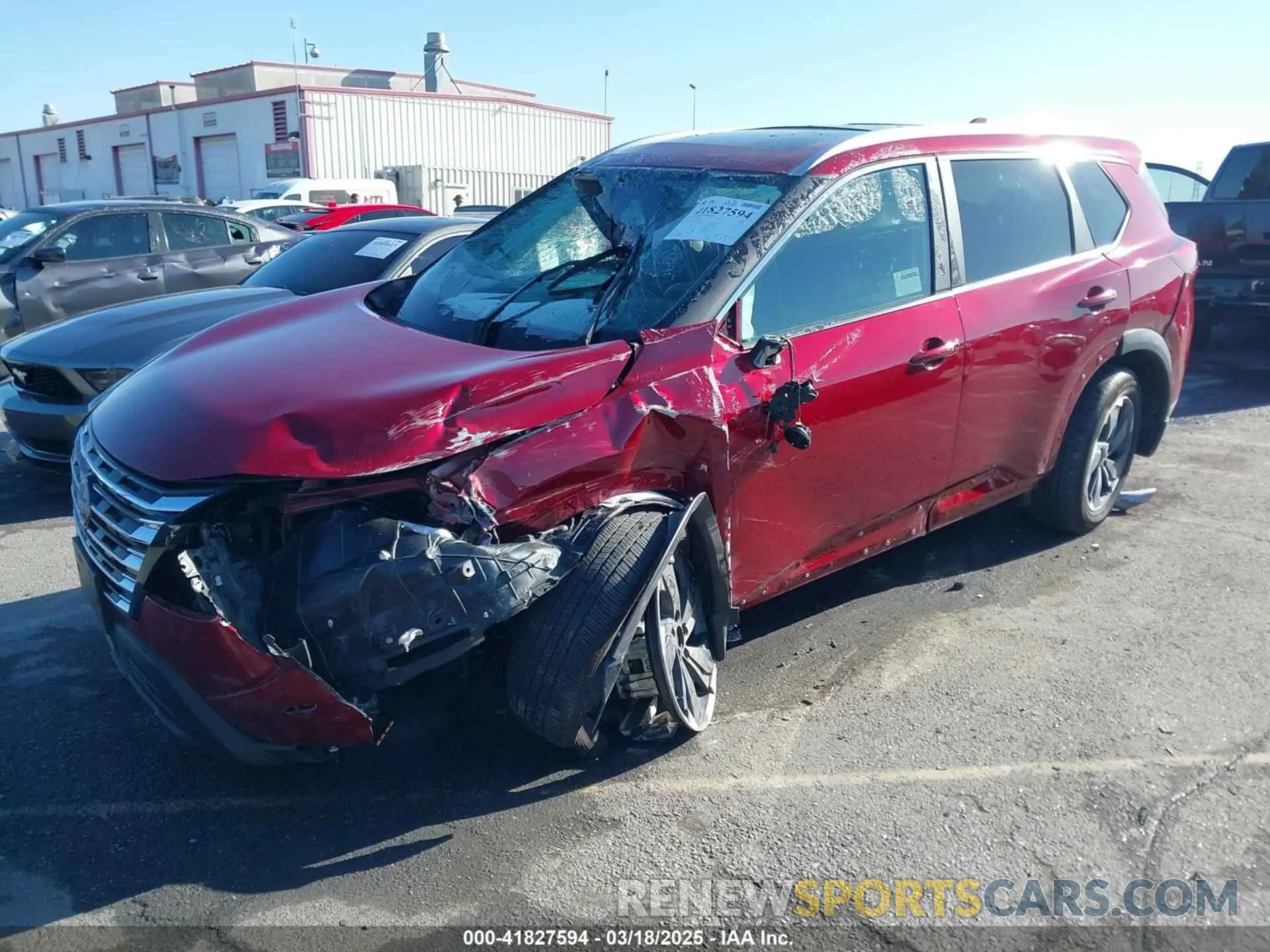 2 Photograph of a damaged car 5N1BT3BA9RC705037 NISSAN ROGUE 2024