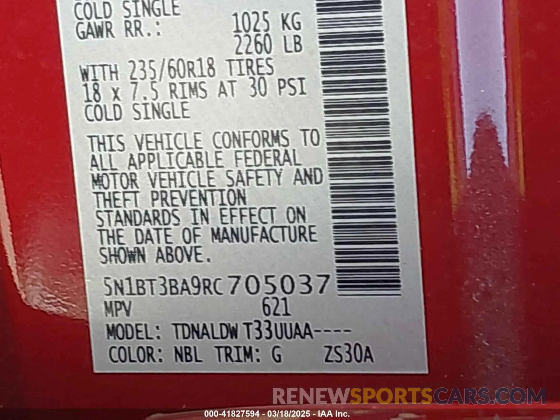 9 Photograph of a damaged car 5N1BT3BA9RC705037 NISSAN ROGUE 2024