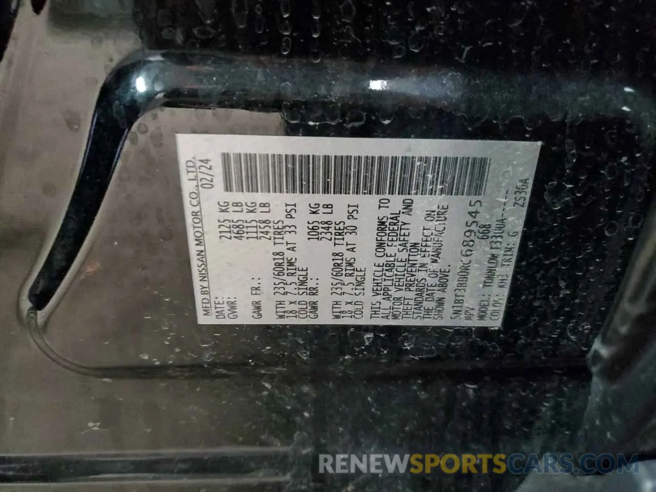 14 Фотография поврежденного автомобиля 5N1BT3BB0RC689545 NISSAN ROGUE 2024