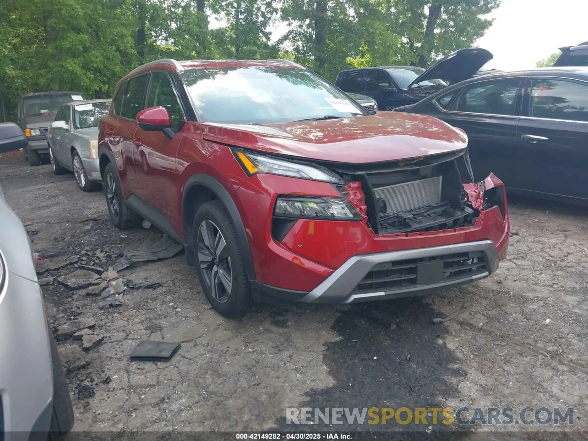1 Photograph of a damaged car 5N1BT3CAXRC745433 NISSAN ROGUE 2024