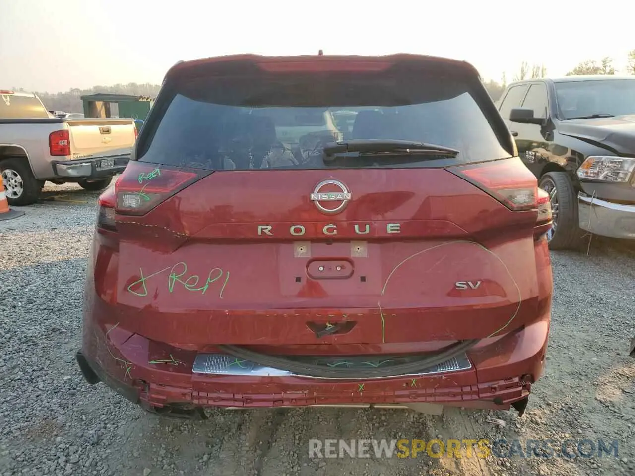 6 Фотография поврежденного автомобиля JN8BT3BA1RW005228 NISSAN ROGUE 2024