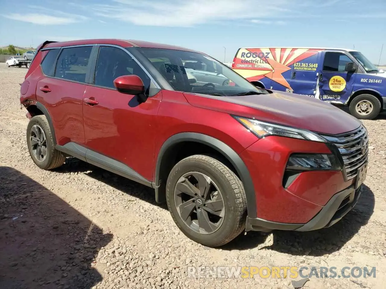 4 Photograph of a damaged car JN8BT3BA6RW001529 NISSAN ROGUE 2024