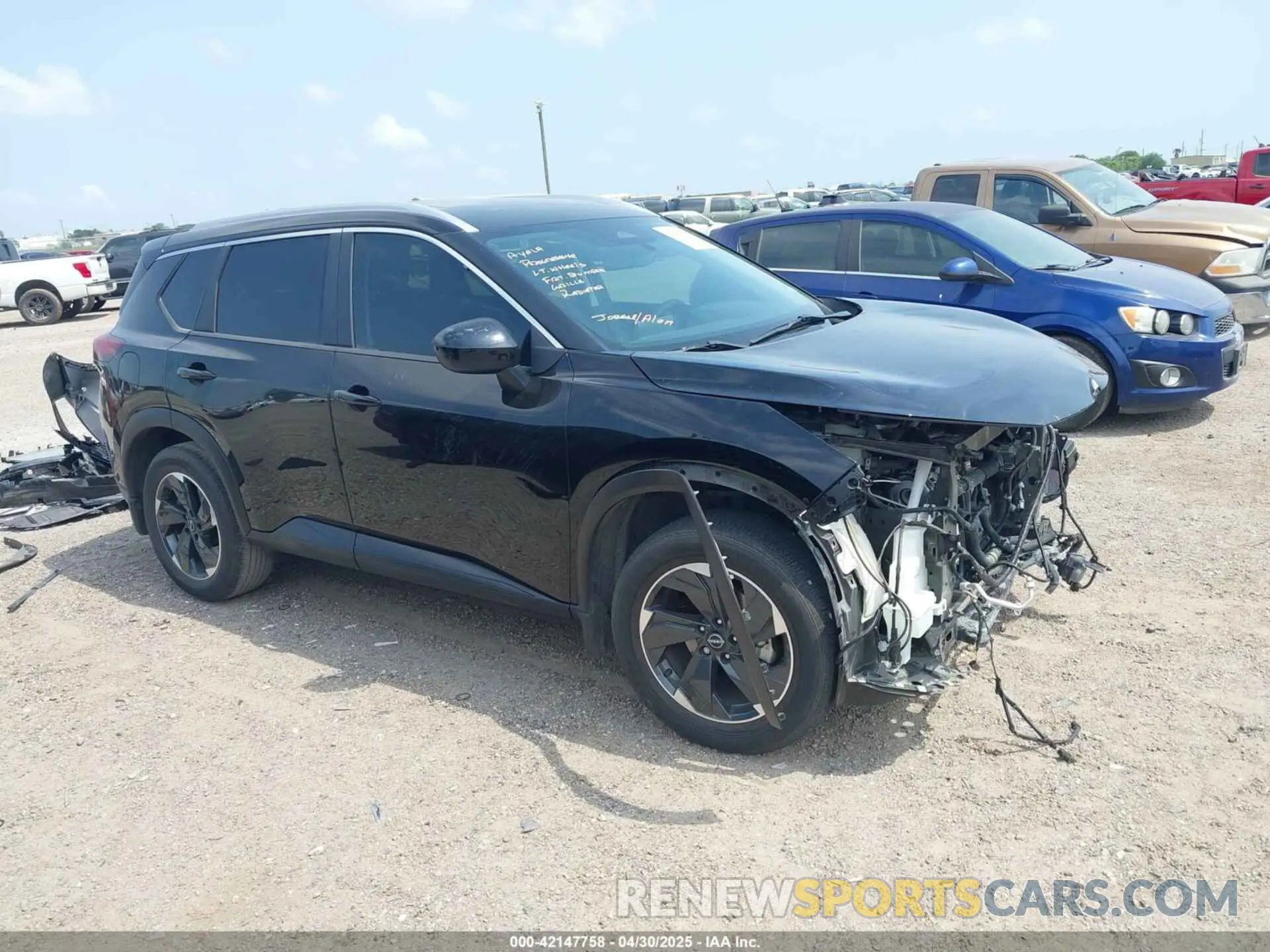 1 Photograph of a damaged car JN8BT3BA7RW352045 NISSAN ROGUE 2024