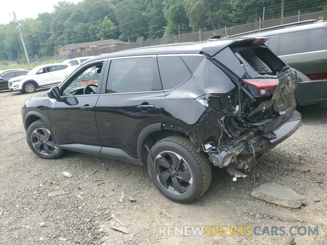 2 Photograph of a damaged car JN8BT3BA9RW350393 NISSAN ROGUE 2024