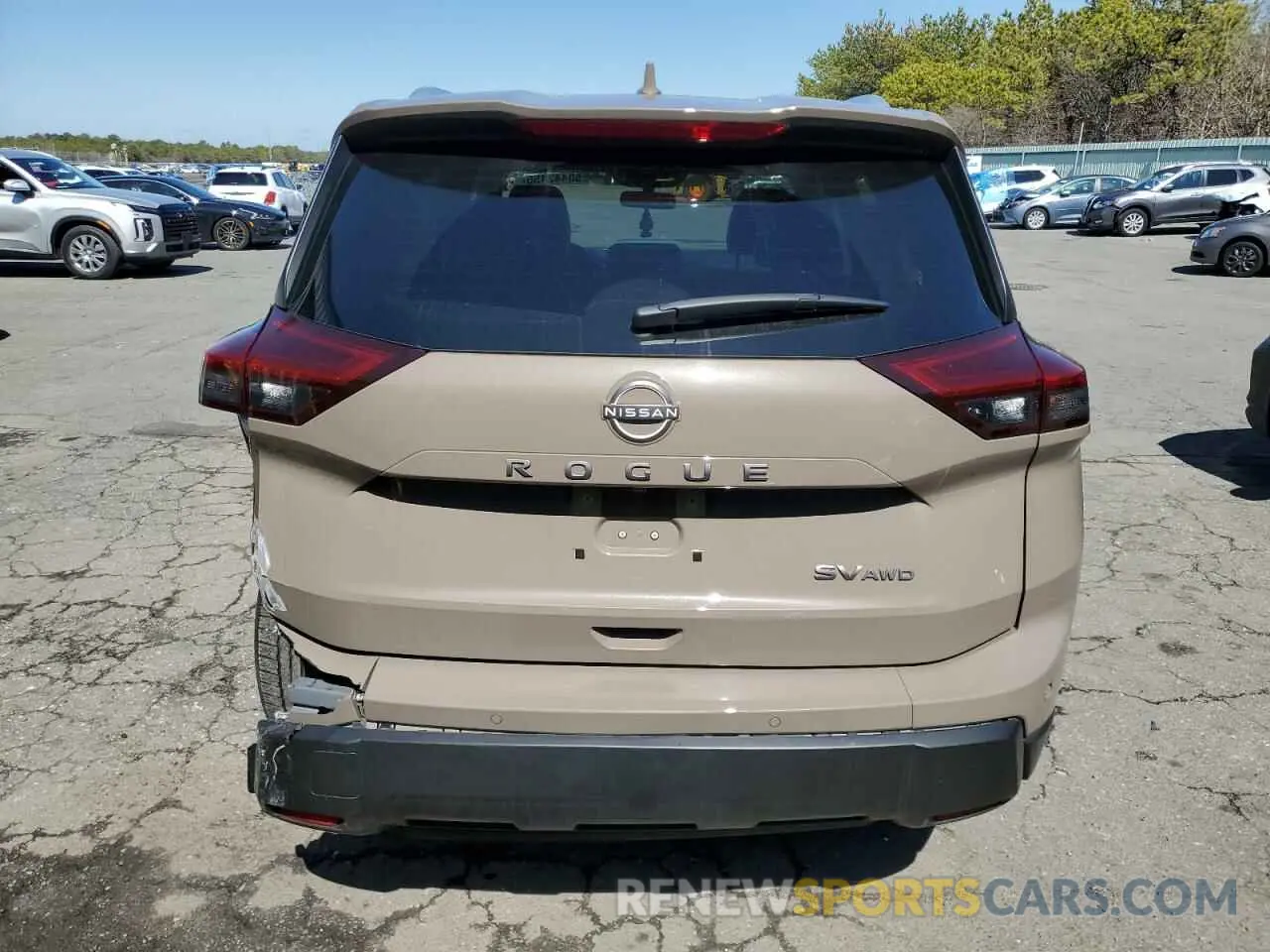 6 Фотография поврежденного автомобиля JN8BT3BB1RW288481 NISSAN ROGUE 2024