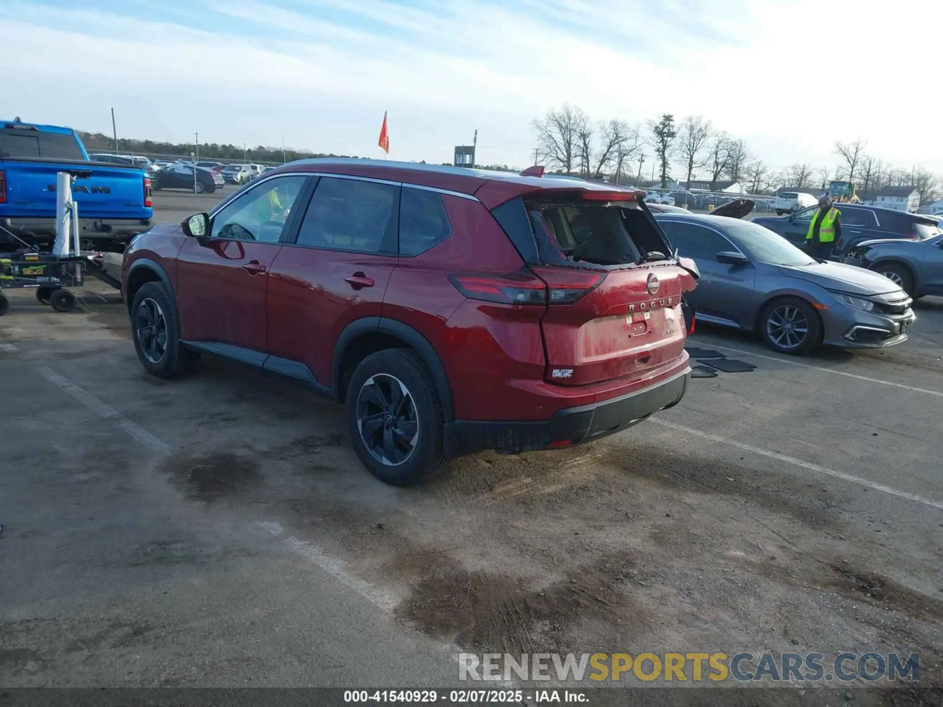 3 Фотография поврежденного автомобиля JN8BT3BB2RW184386 NISSAN ROGUE 2024