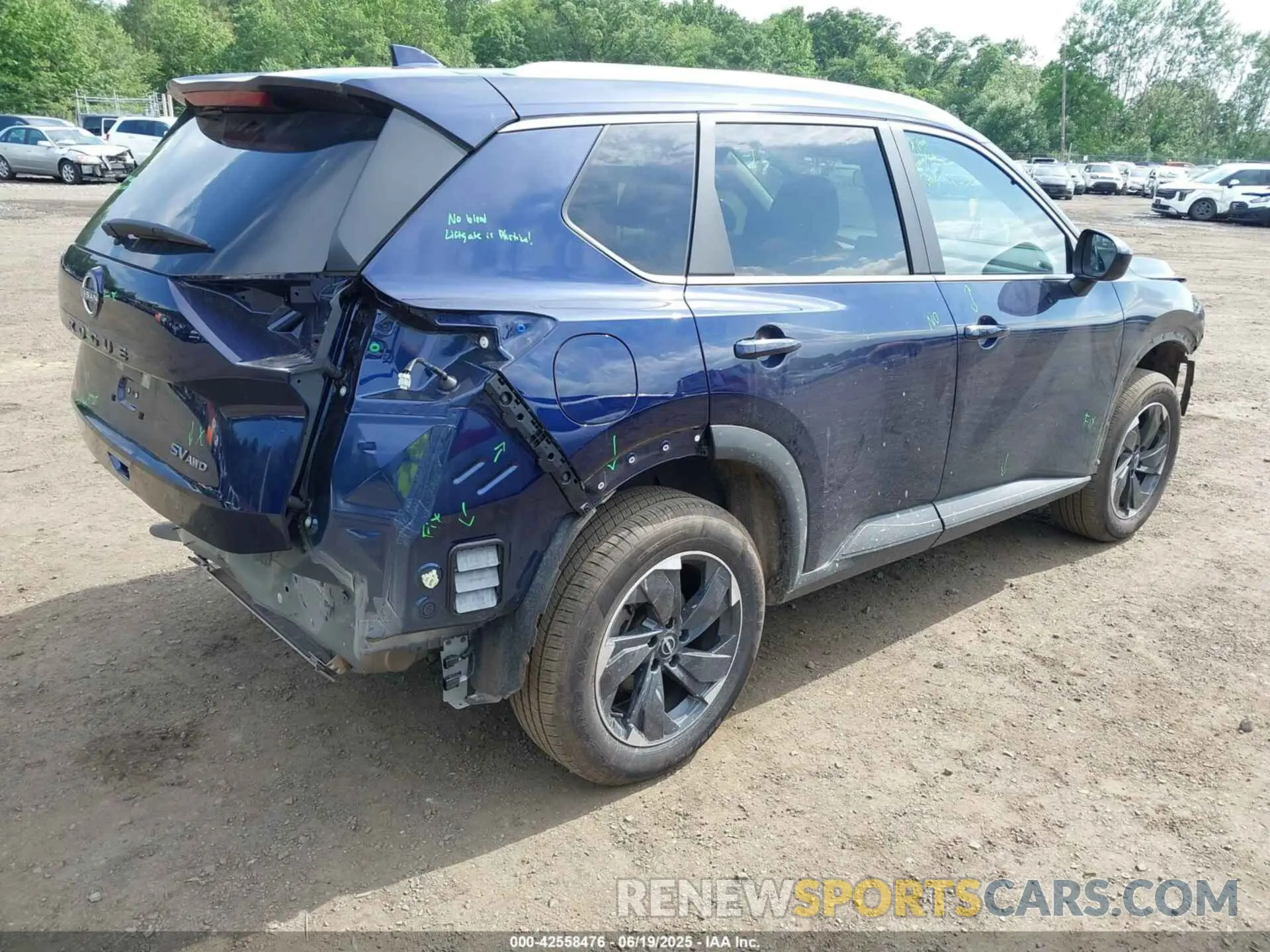 4 Фотография поврежденного автомобиля JN8BT3BB4RW283985 NISSAN ROGUE 2024