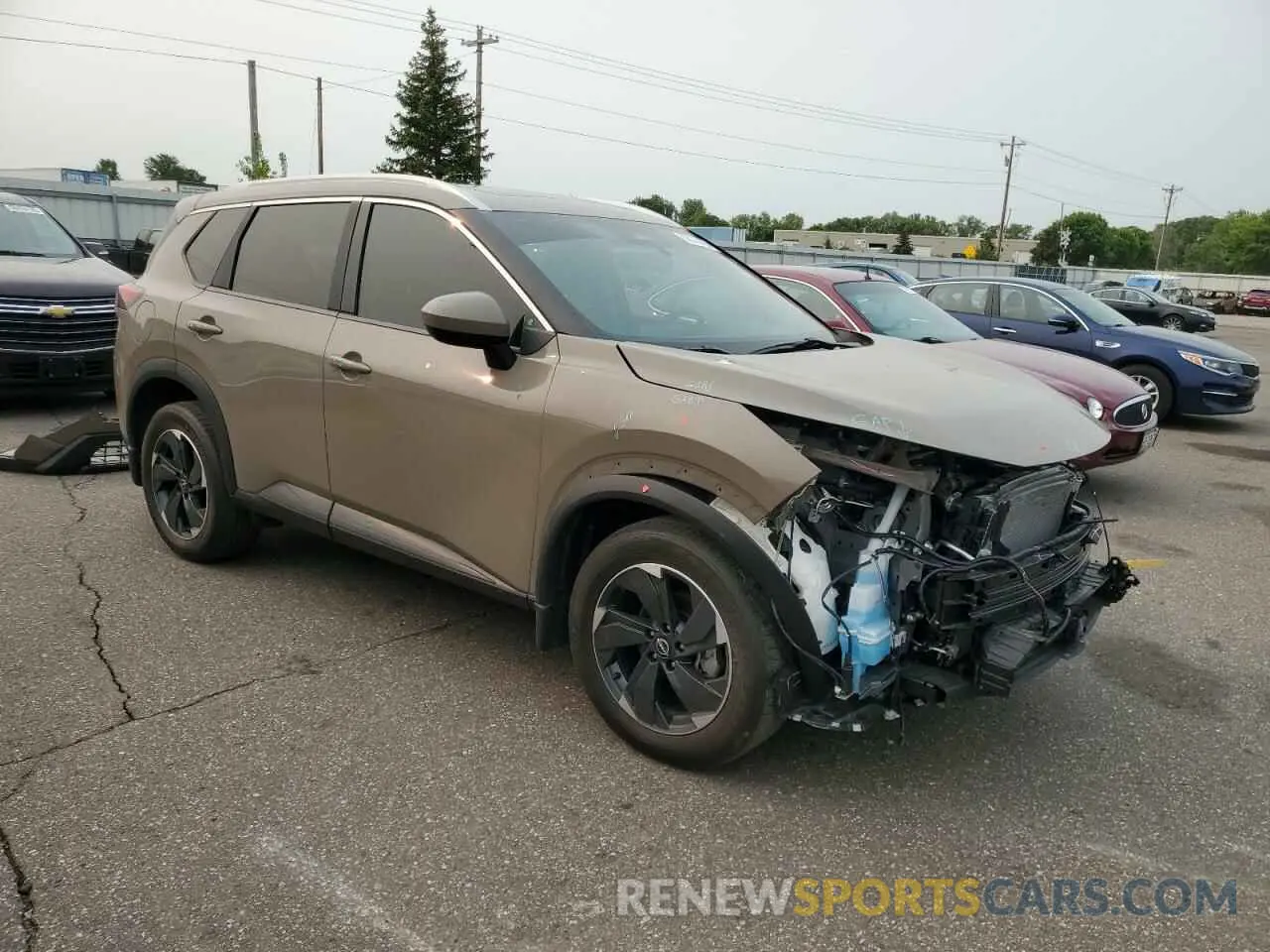 4 Photograph of a damaged car JN8BT3BB4RW427745 NISSAN ROGUE 2024