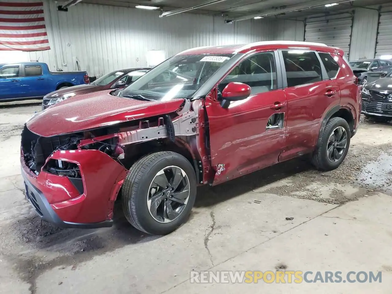 1 Фотография поврежденного автомобиля JN8BT3BB6RW172595 NISSAN ROGUE 2024