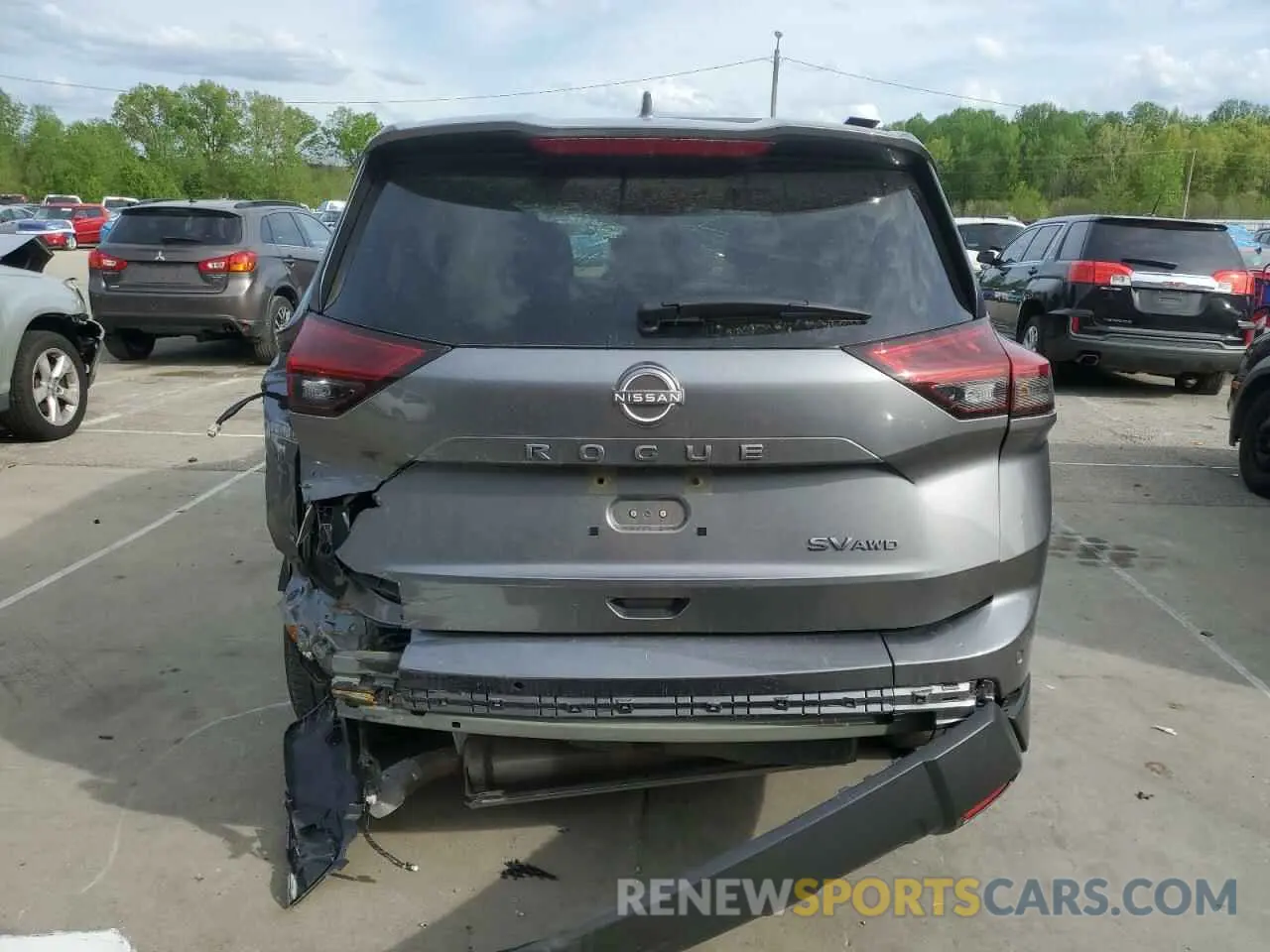 6 Photograph of a damaged car JN8BT3BB8RW426078 NISSAN ROGUE 2024
