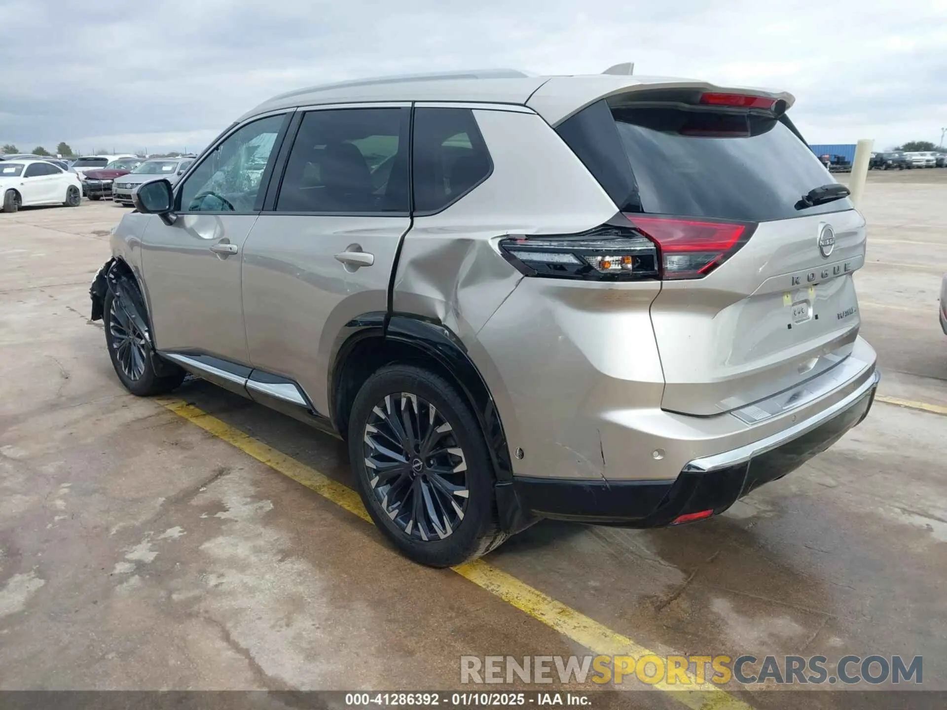 3 Фотография поврежденного автомобиля JN8BT3DC0RW381420 NISSAN ROGUE 2024