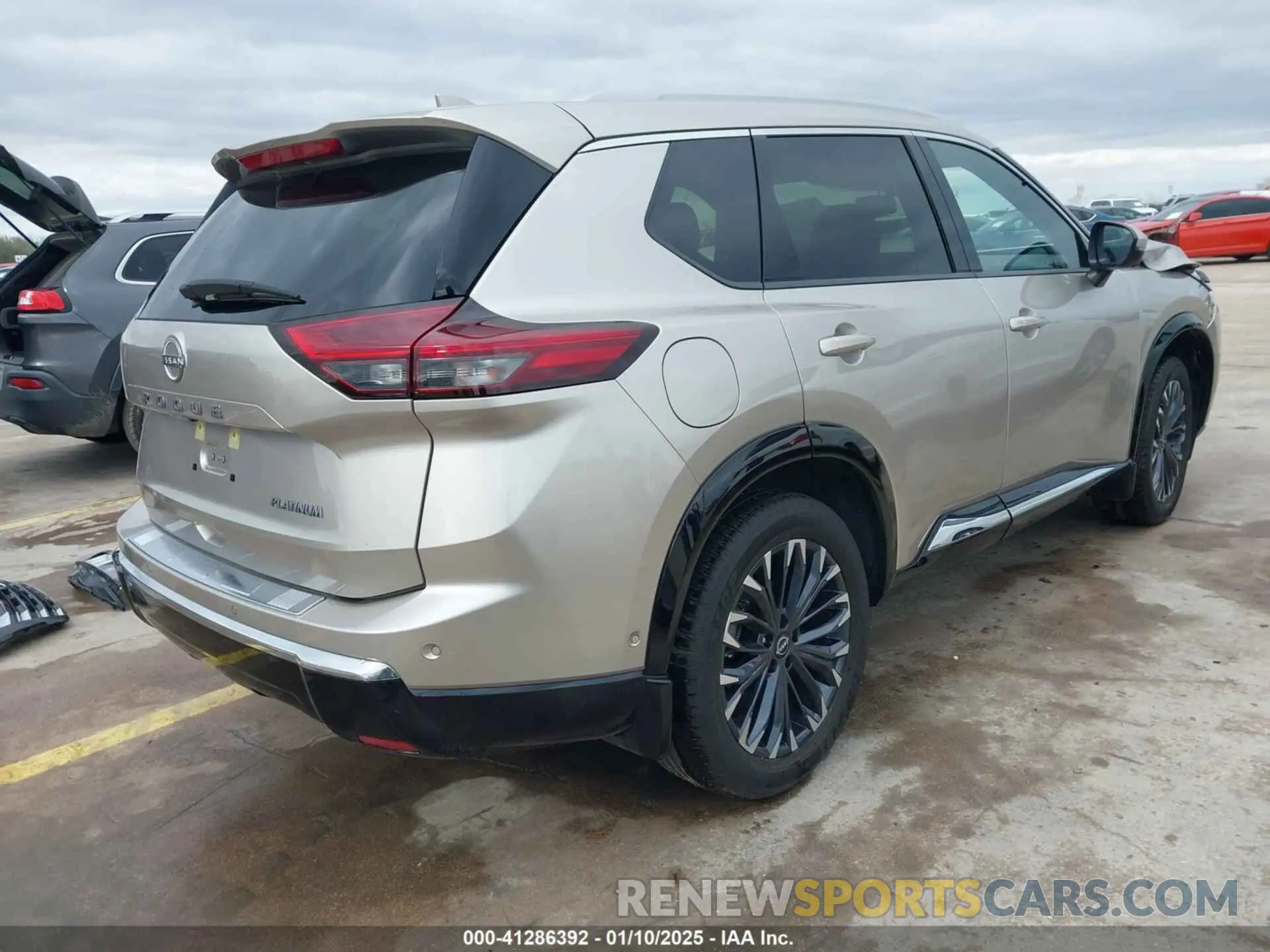 4 Фотография поврежденного автомобиля JN8BT3DC0RW381420 NISSAN ROGUE 2024