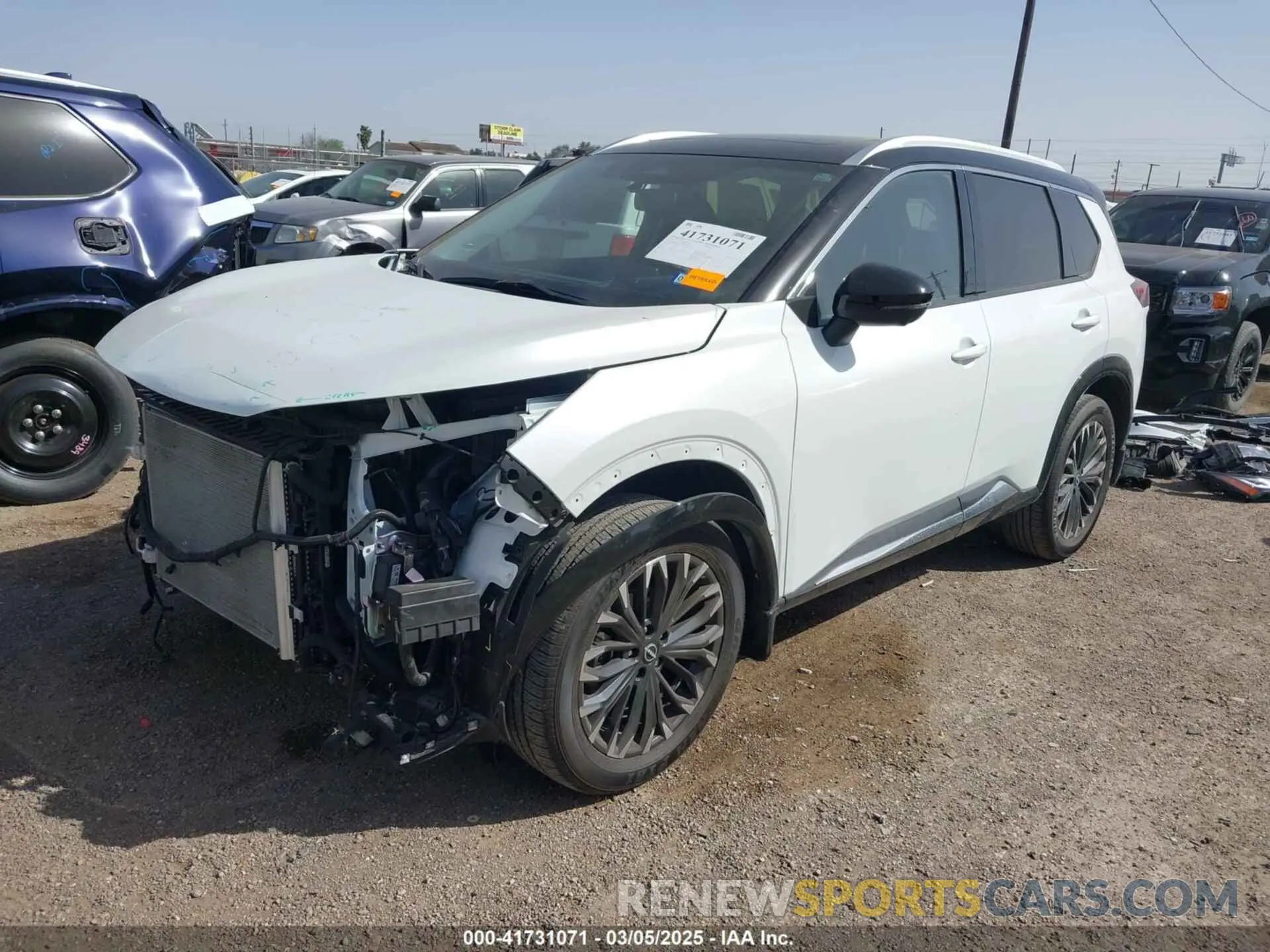 2 Photograph of a damaged car JN8BT3DC3RW071164 NISSAN ROGUE 2024