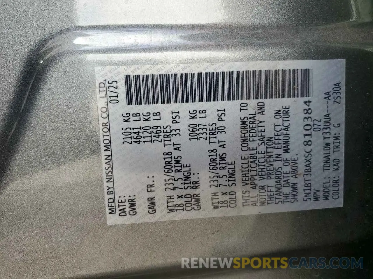 13 Фотография поврежденного автомобиля 5N1BT3BAXSC810384 NISSAN ROGUE 2025