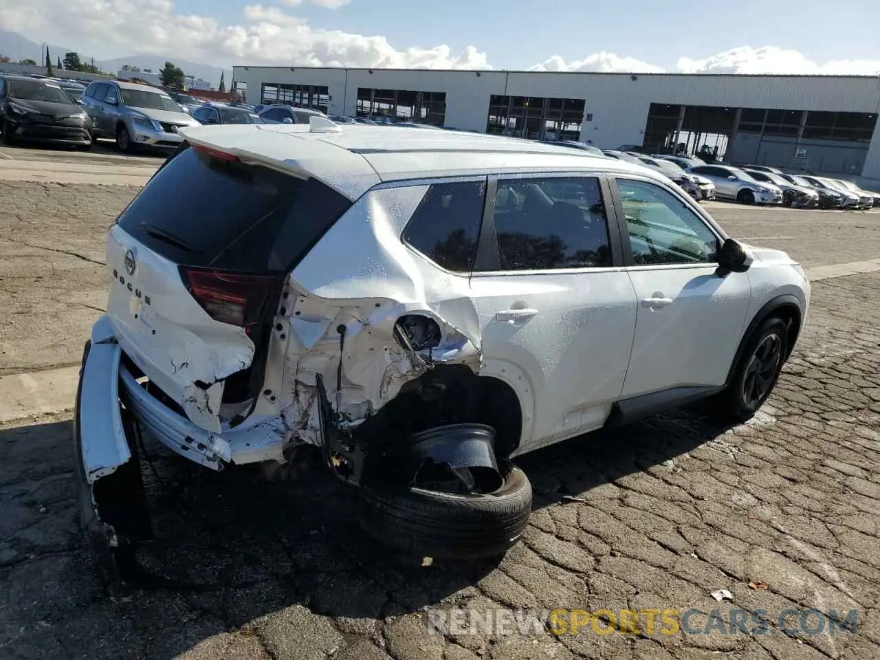 3 Photograph of a damaged car 5N1BT3BB4SC810051 NISSAN ROGUE 2025