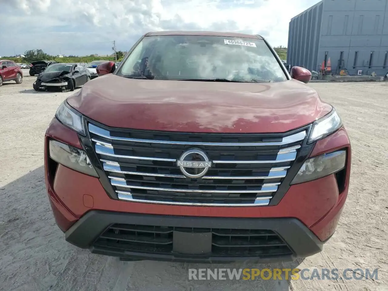 5 Photograph of a damaged car JN8BT3BA4SW342403 NISSAN ROGUE 2025