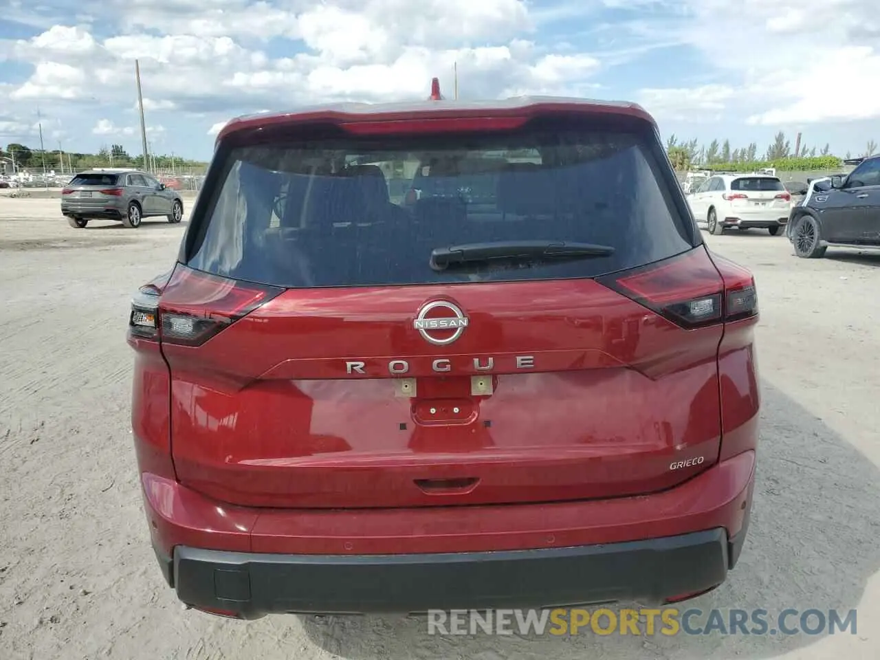 6 Photograph of a damaged car JN8BT3BA4SW342403 NISSAN ROGUE 2025