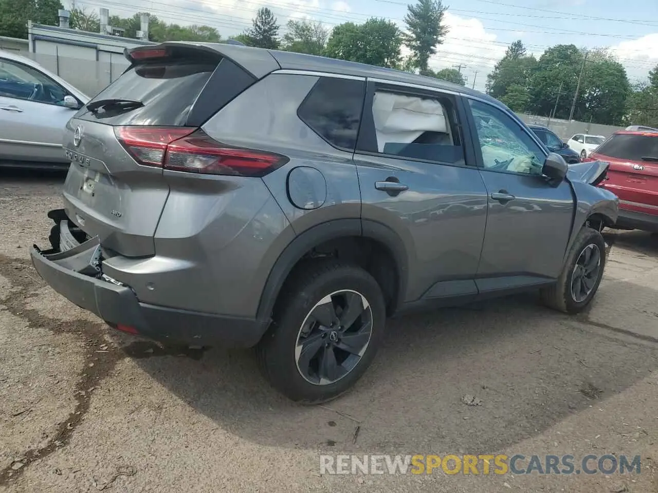 3 Photograph of a damaged car JN8BT3BBXSW157958 NISSAN ROGUE 2025