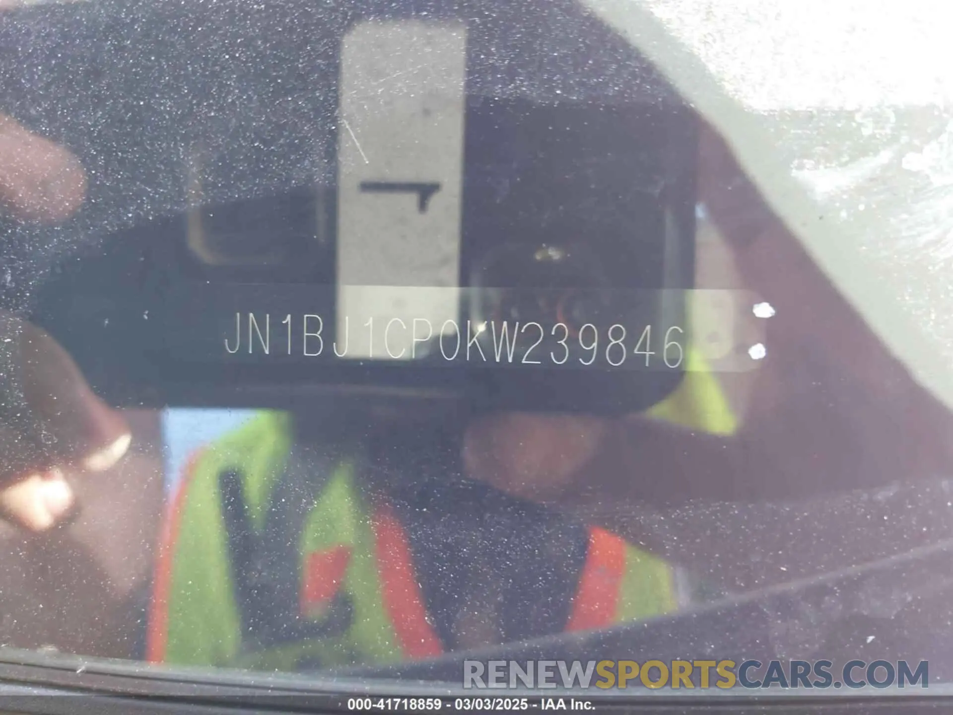 9 Photograph of a damaged car JN1BJ1CP0KW239846 NISSAN ROGUE SPORT 2019