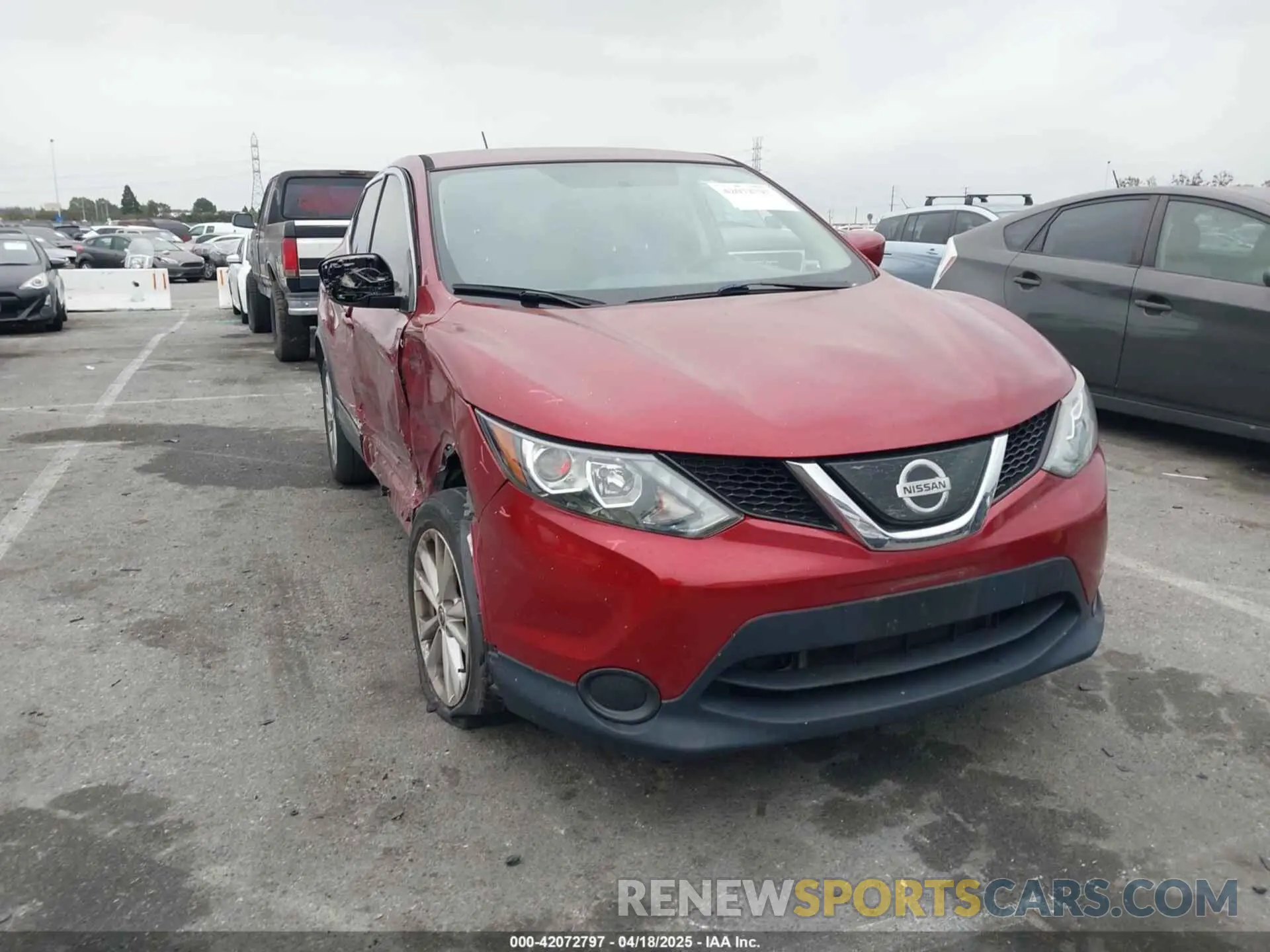 1 Photograph of a damaged car JN1BJ1CP6KW218824 NISSAN ROGUE SPORT 2019