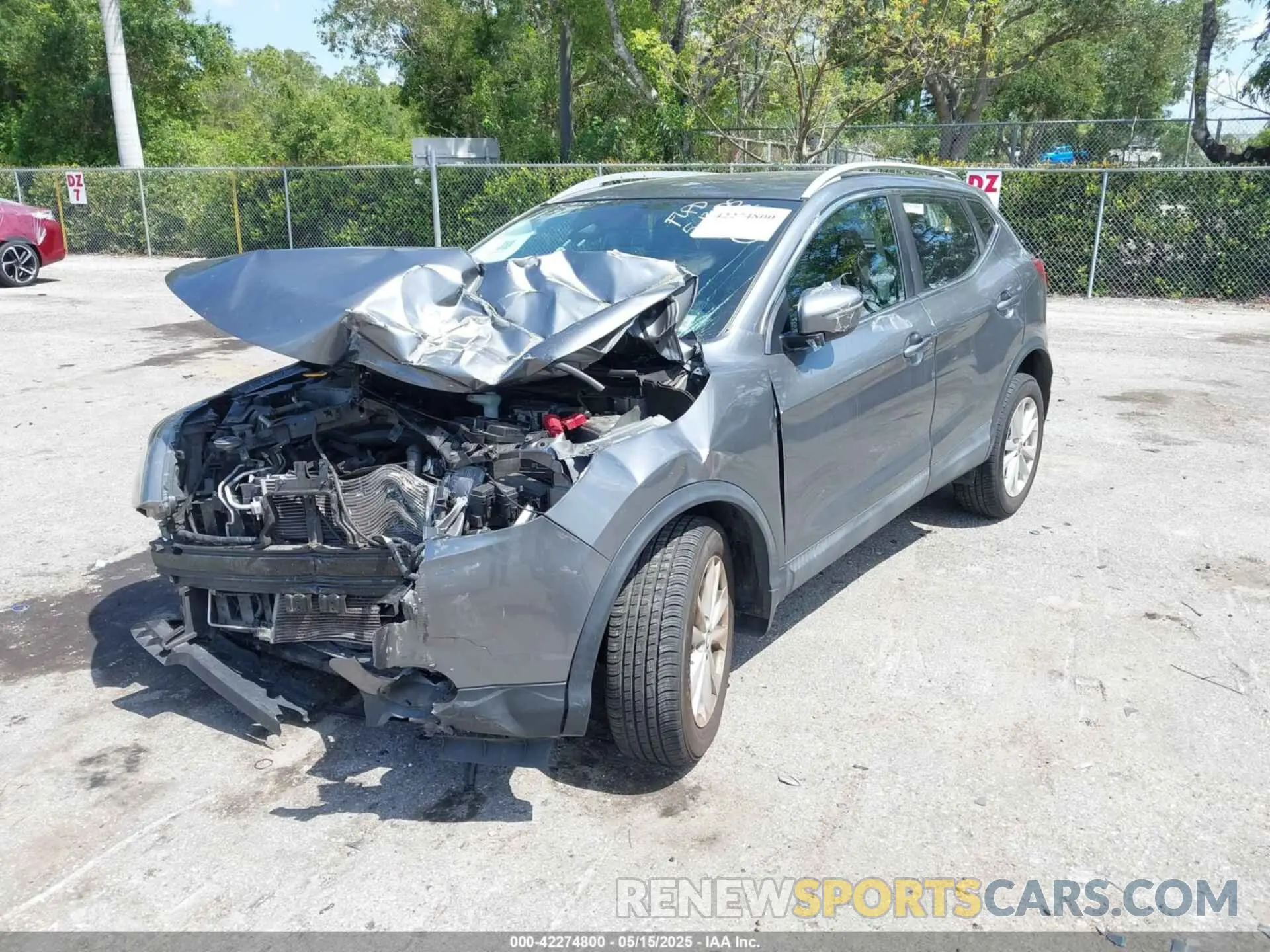 6 Фотография поврежденного автомобиля JN1BJ1CR3KW623332 NISSAN ROGUE SPORT 2019