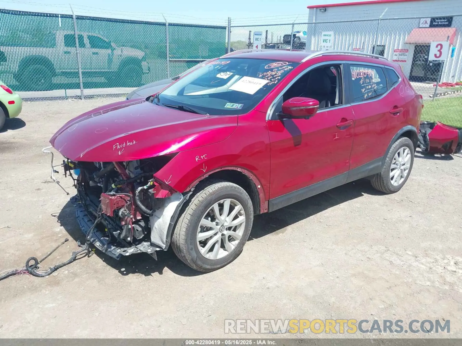 2 Фотография поврежденного автомобиля JN1BJ1CW4LW387135 NISSAN ROGUE SPORT 2020