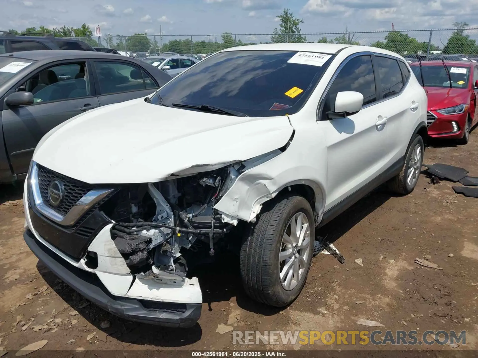 2 Photograph of a damaged car JN1BJ1AV0MW319152 NISSAN ROGUE SPORT 2021
