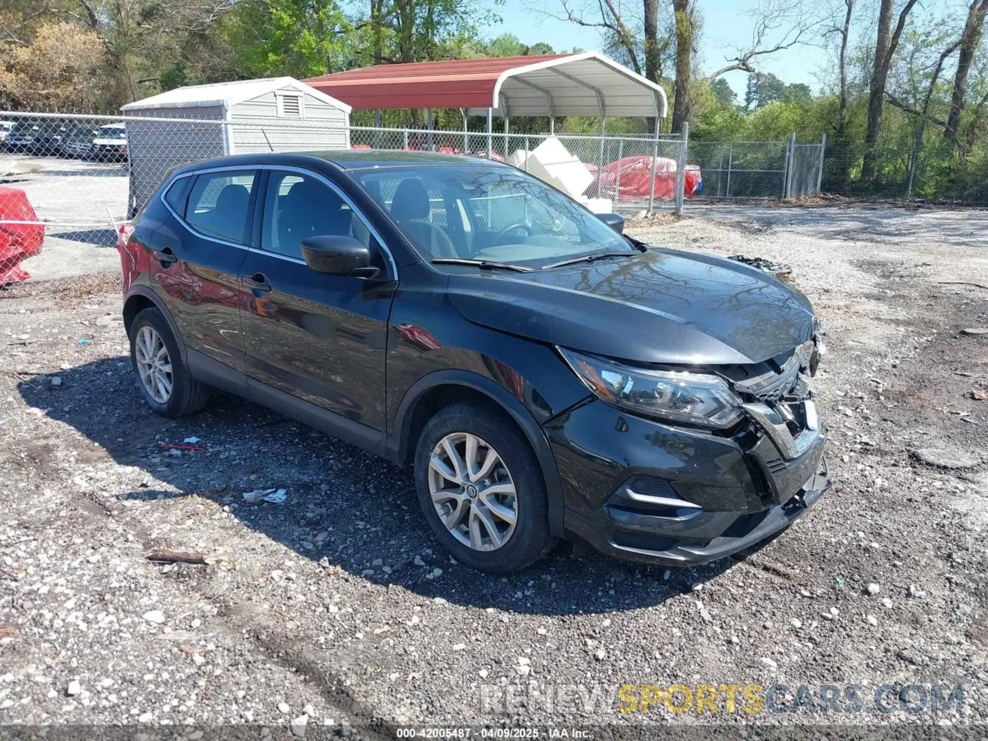1 Photograph of a damaged car JN1BJ1AV7MW313283 NISSAN ROGUE SPORT 2021