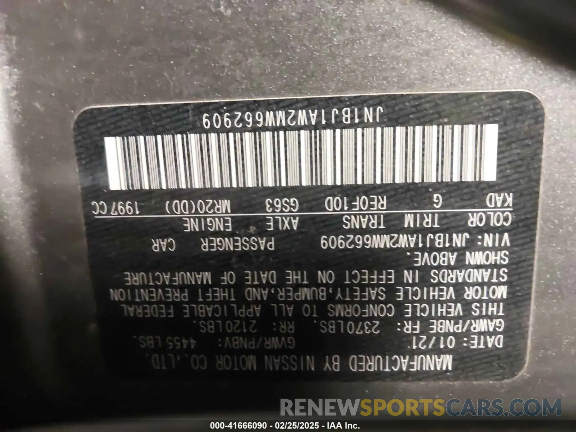 9 Фотография поврежденного автомобиля JN1BJ1AW2MW662909 NISSAN ROGUE SPORT 2021