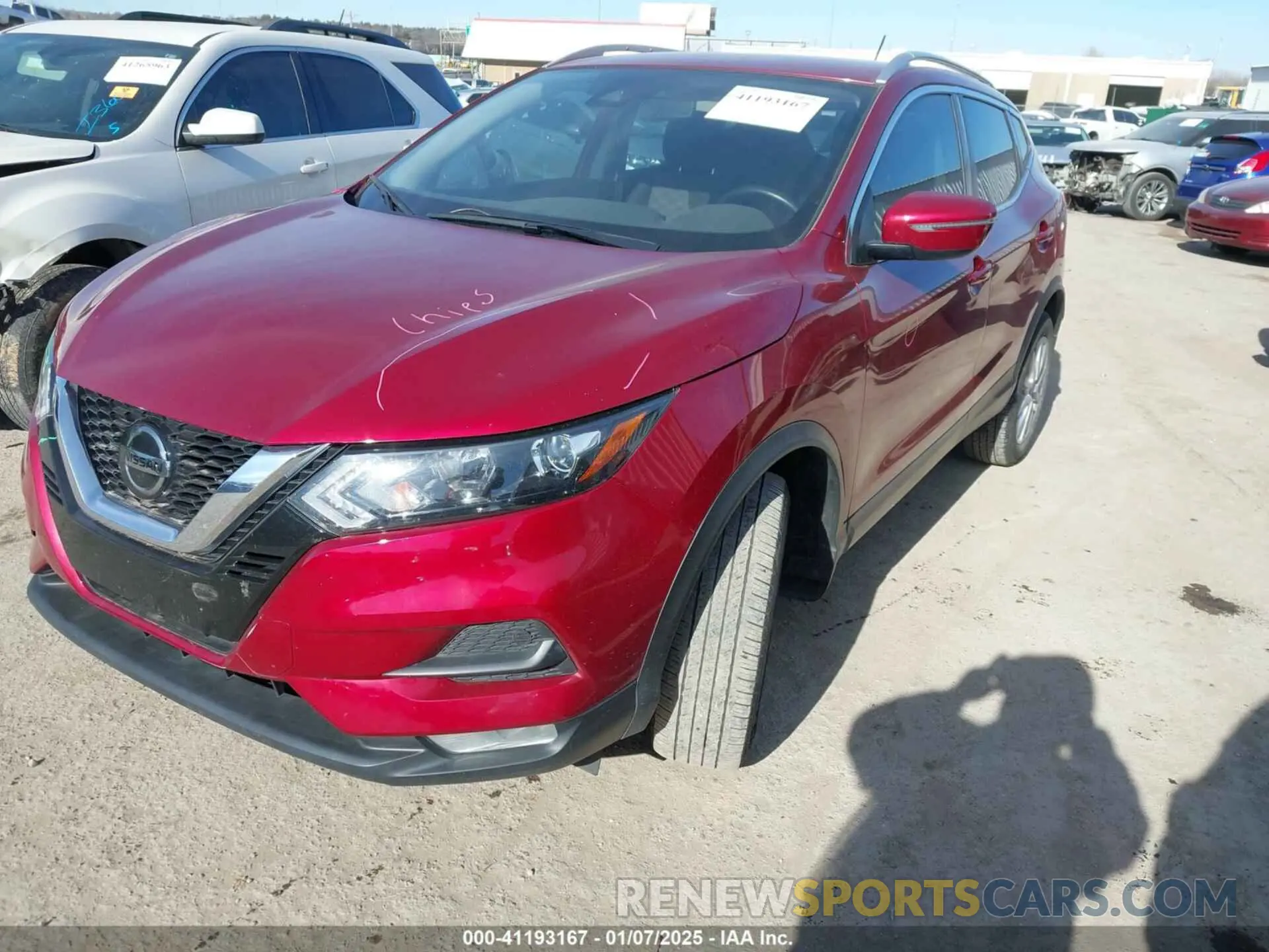 2 Photograph of a damaged car JN1BJ1BV2MW320026 NISSAN ROGUE SPORT 2021