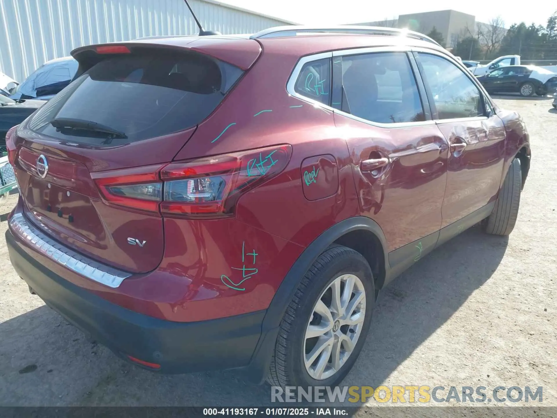 4 Photograph of a damaged car JN1BJ1BV2MW320026 NISSAN ROGUE SPORT 2021