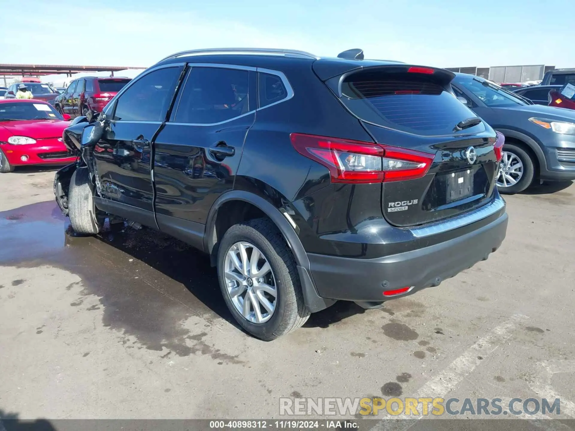3 Photograph of a damaged car JN1BJ1BV7MW306297 NISSAN ROGUE SPORT 2021