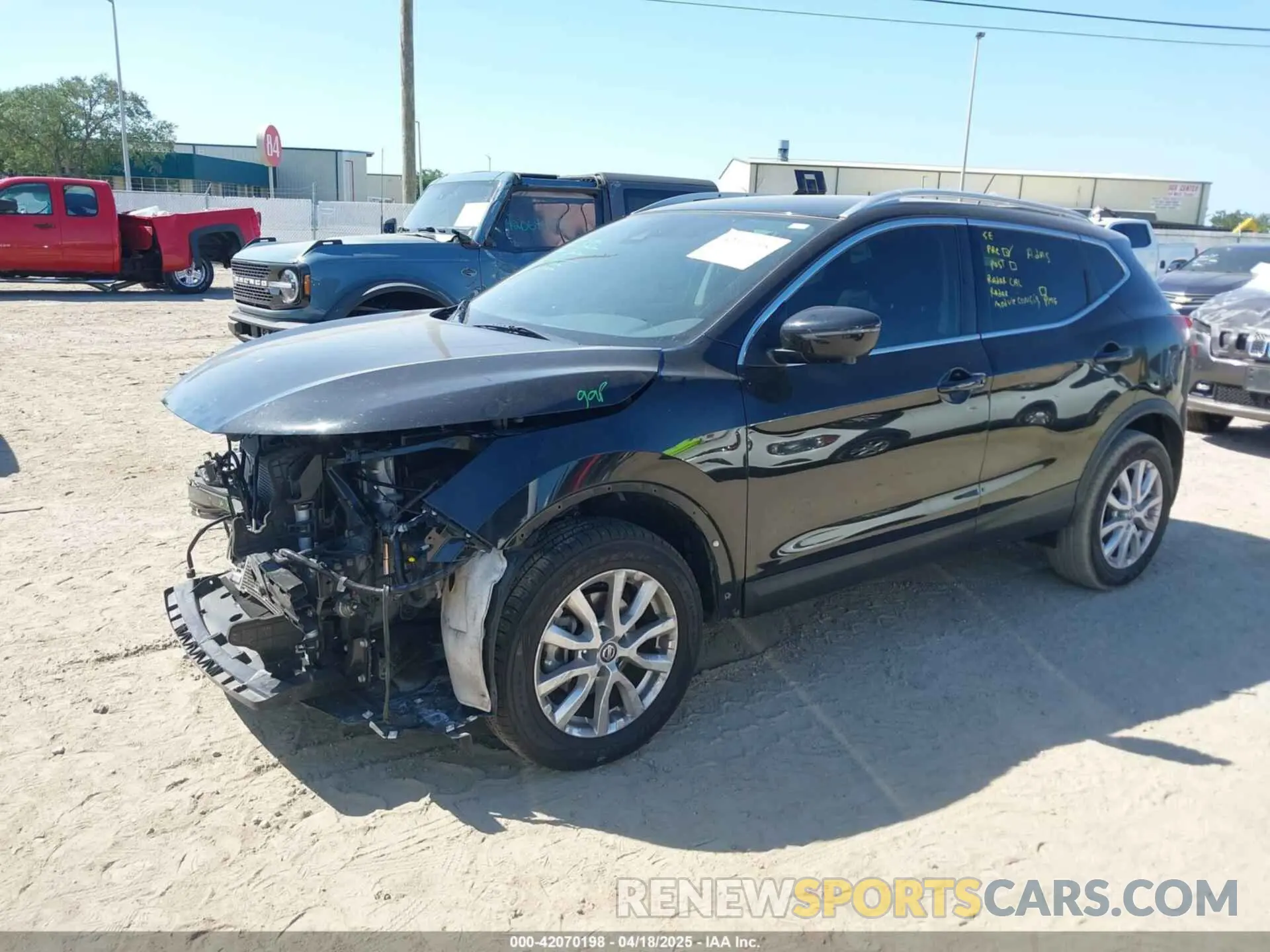 2 Photograph of a damaged car JN1BJ1BV7MW566618 NISSAN ROGUE SPORT 2021