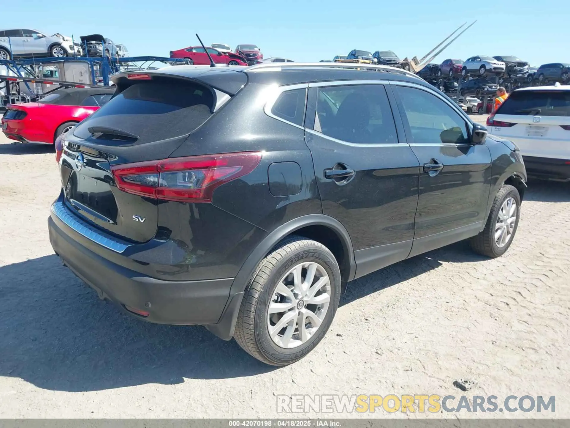 4 Photograph of a damaged car JN1BJ1BV7MW566618 NISSAN ROGUE SPORT 2021