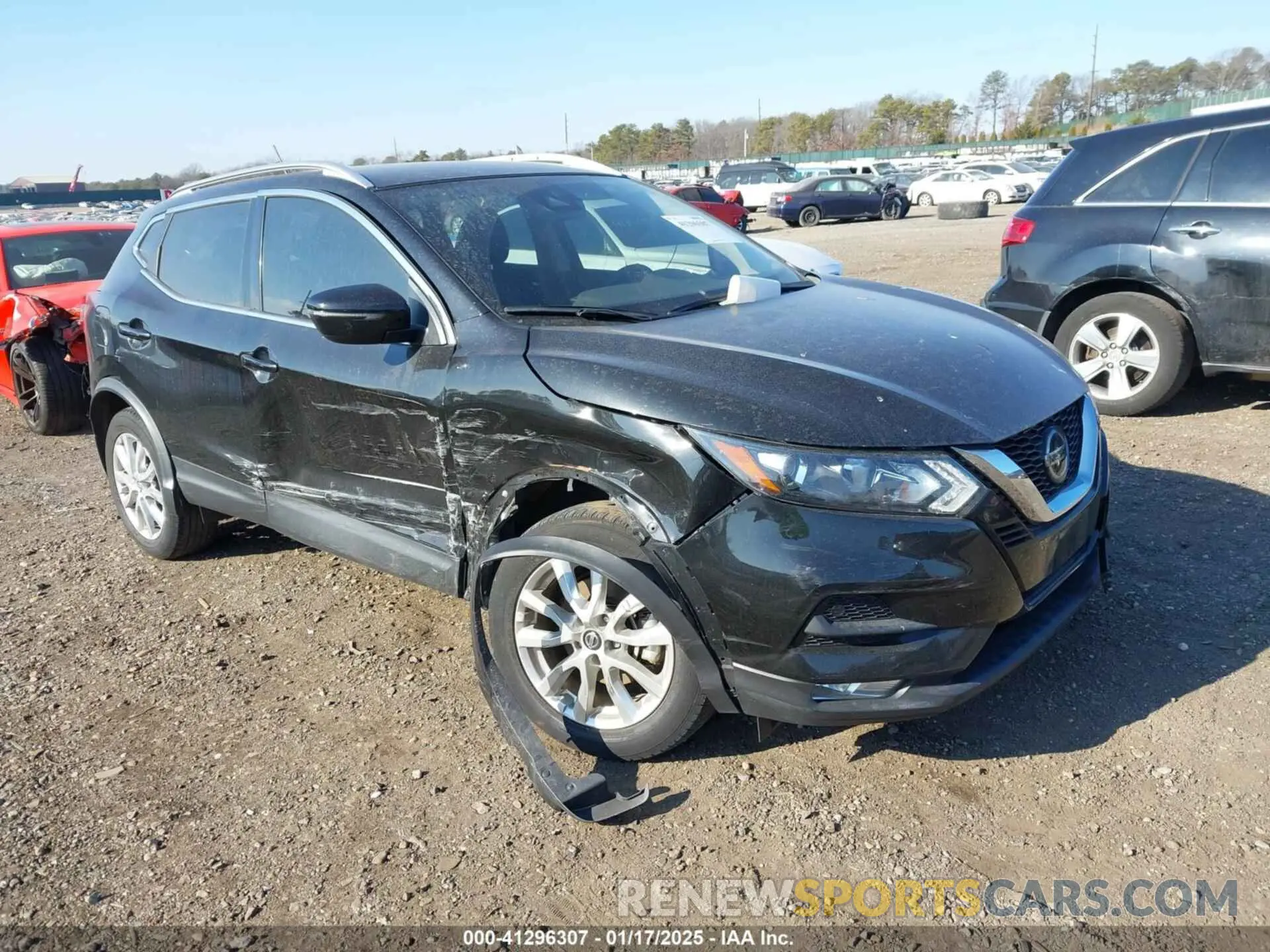 1 Photograph of a damaged car JN1BJ1BW4MW673683 NISSAN ROGUE SPORT 2021