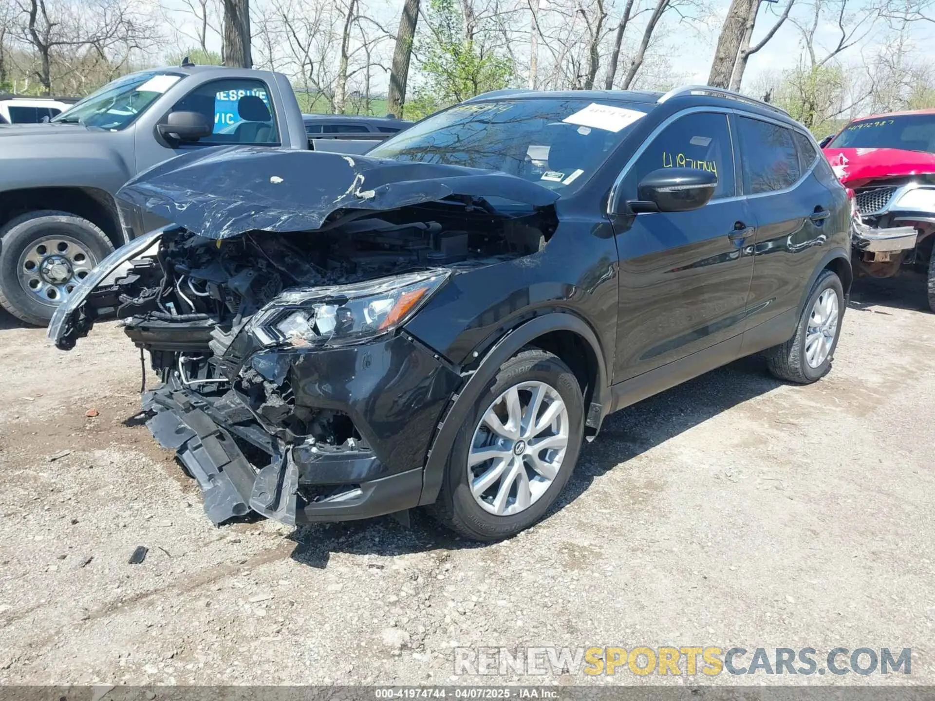 2 Фотография поврежденного автомобиля JN1BJ1BWXMW448085 NISSAN ROGUE SPORT 2021