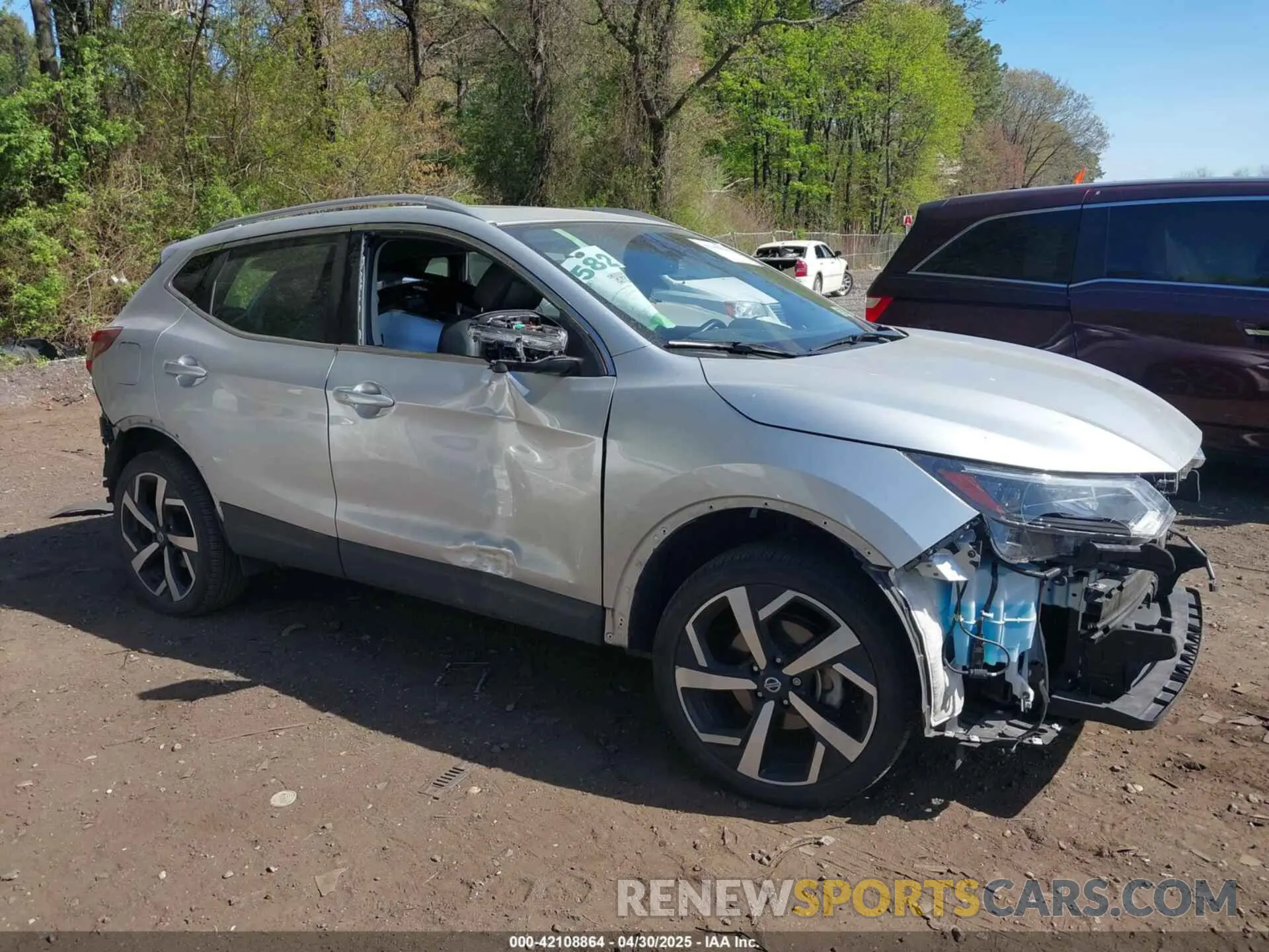 1 Photograph of a damaged car JN1BJ1CW9MW663293 NISSAN ROGUE SPORT 2021