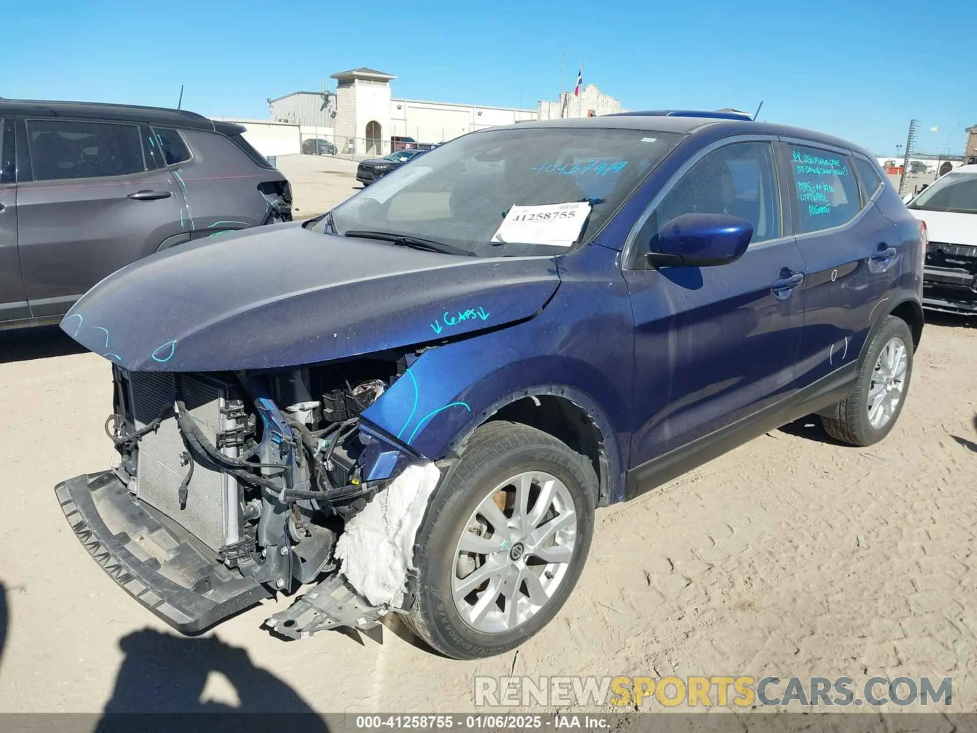 2 Photograph of a damaged car JN1BJ1AV4NW344637 NISSAN ROGUE SPORT 2022
