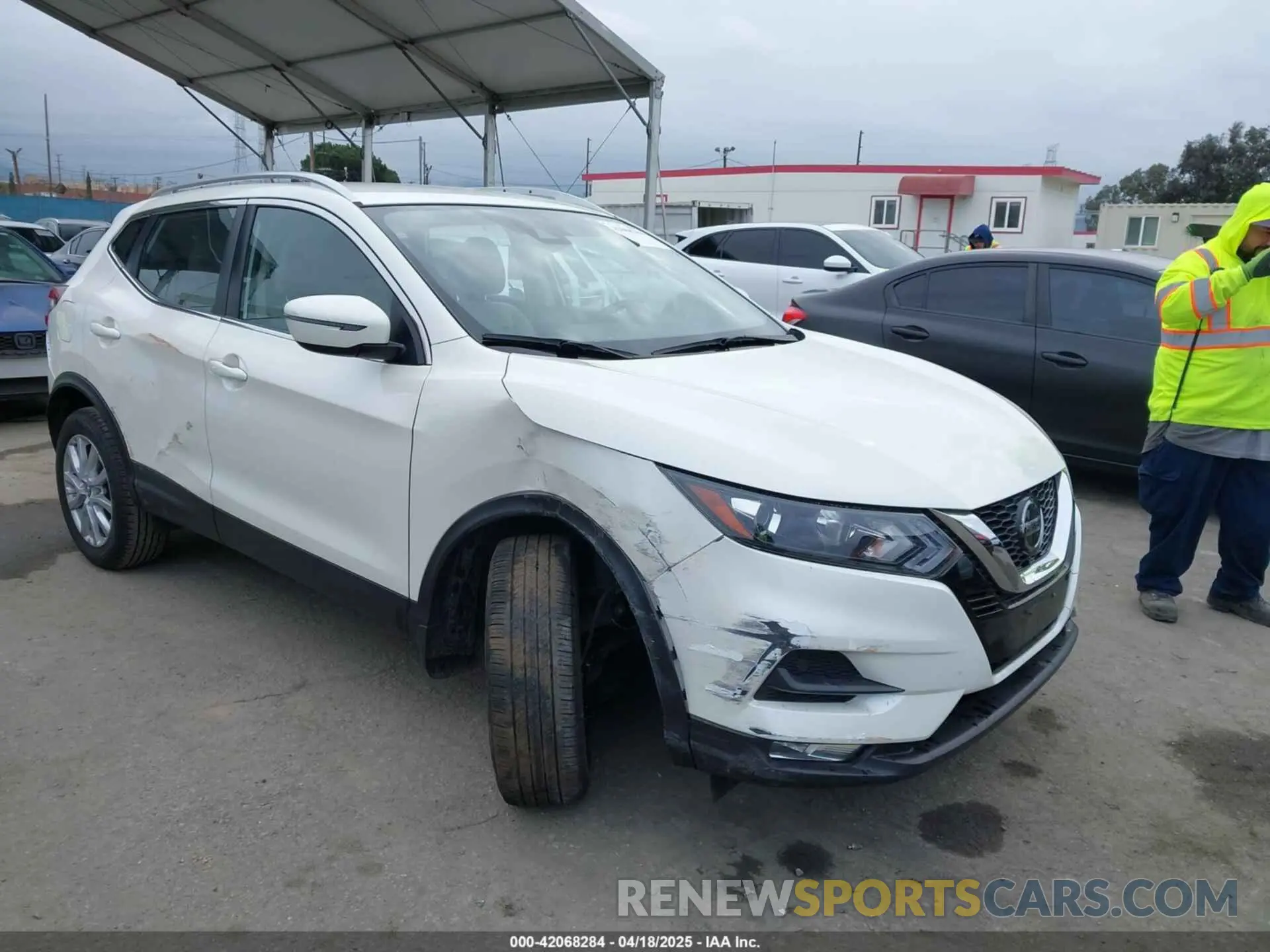 1 Photograph of a damaged car JN1BJ1BV8NW344798 NISSAN ROGUE SPORT 2022