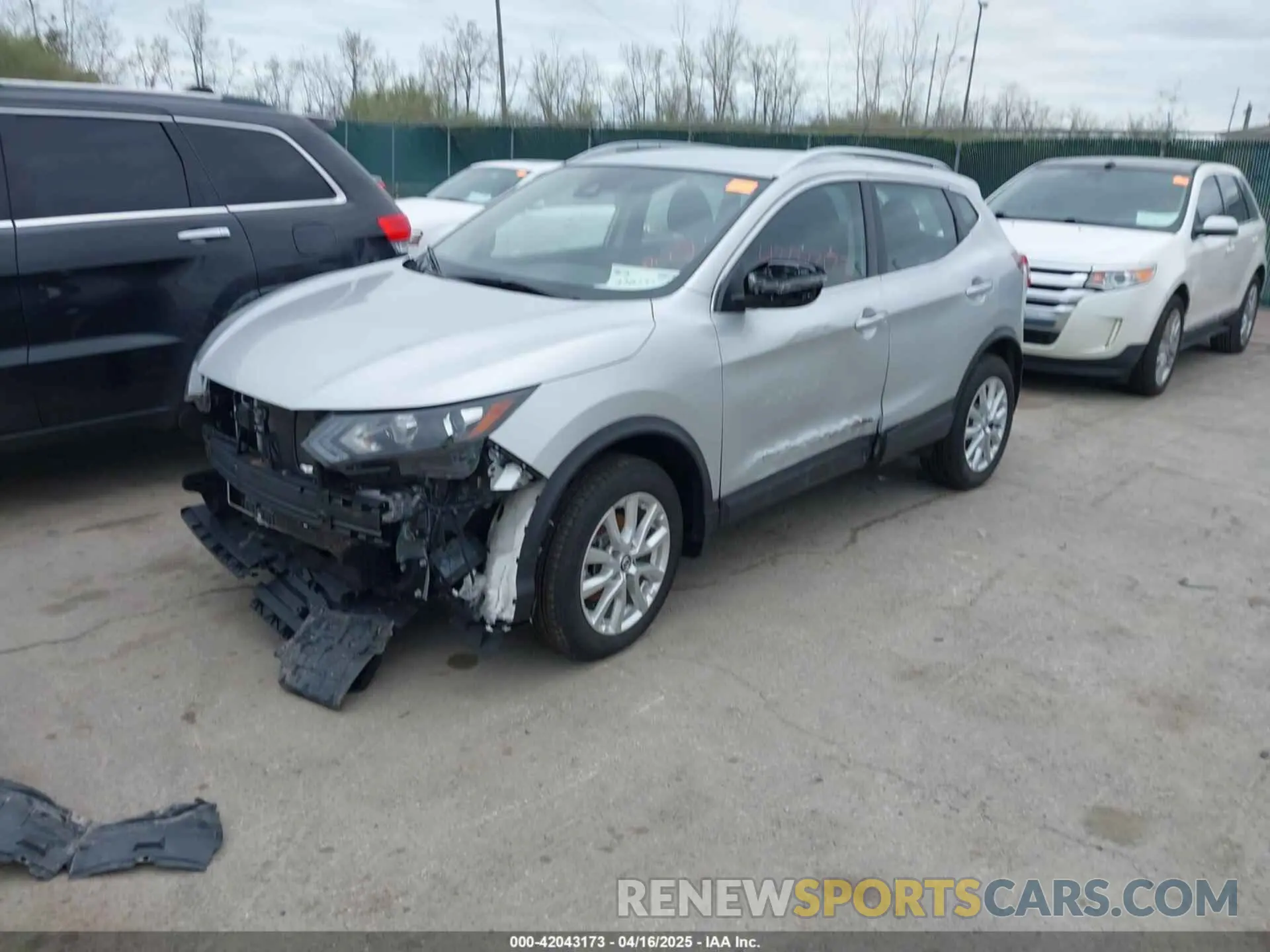 2 Фотография поврежденного автомобиля JN1BJ1BW3NW680142 NISSAN ROGUE SPORT 2022