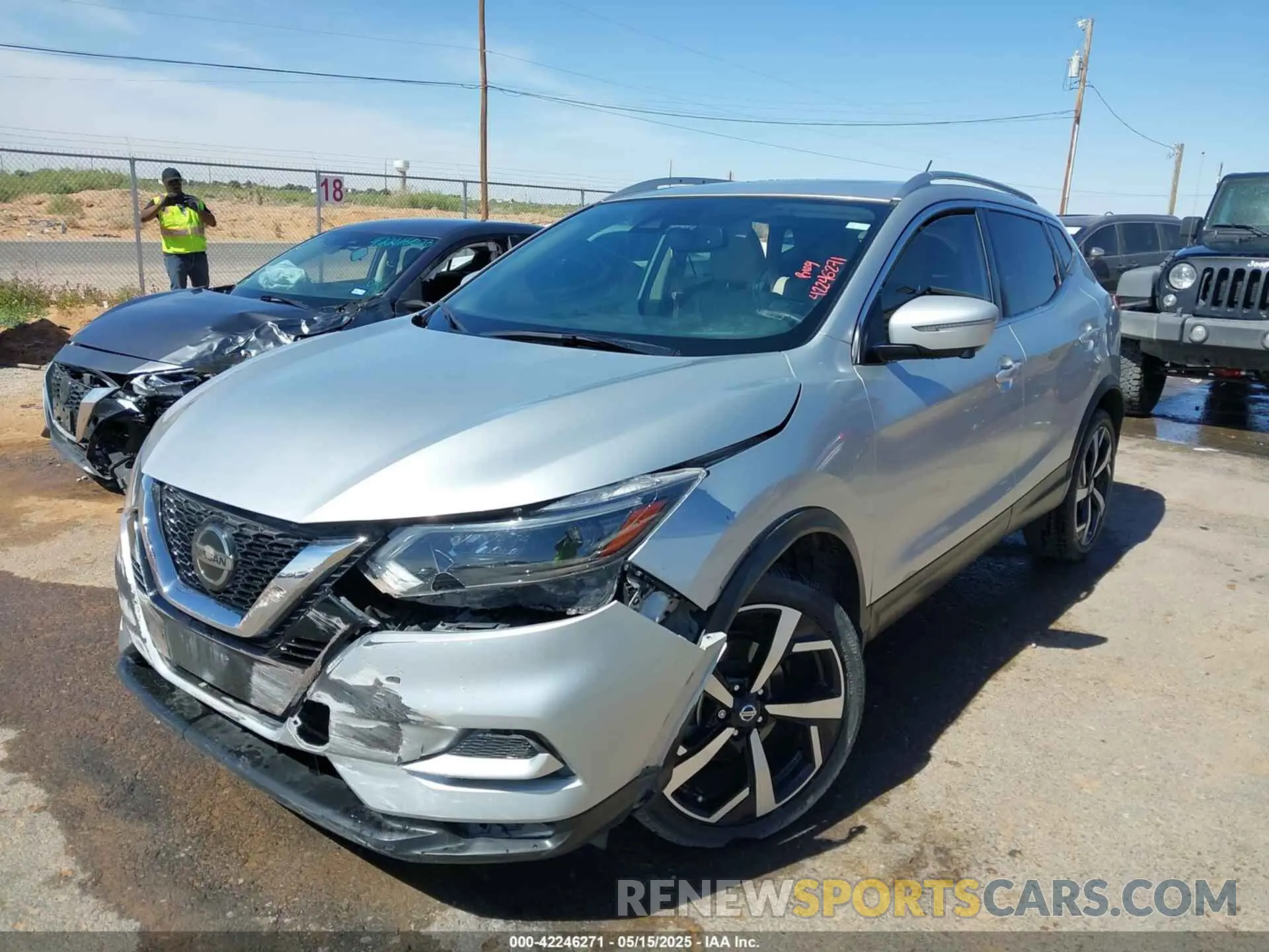 2 Photograph of a damaged car JN1BJ1CW4NW486511 NISSAN ROGUE SPORT 2022