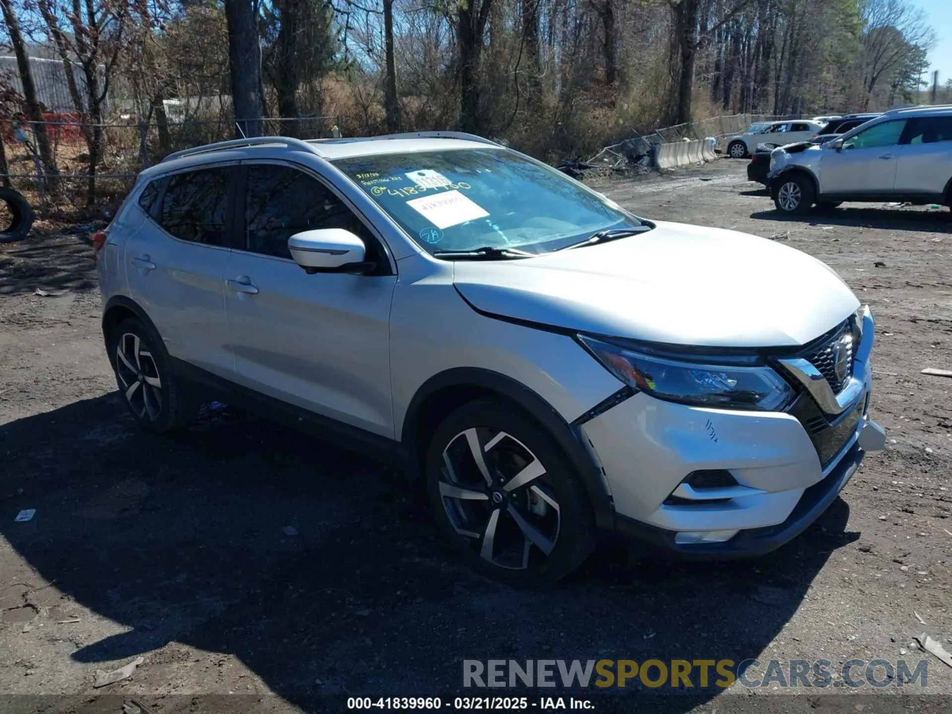 1 Photograph of a damaged car JN1BJ1CW5NW484654 NISSAN ROGUE SPORT 2022